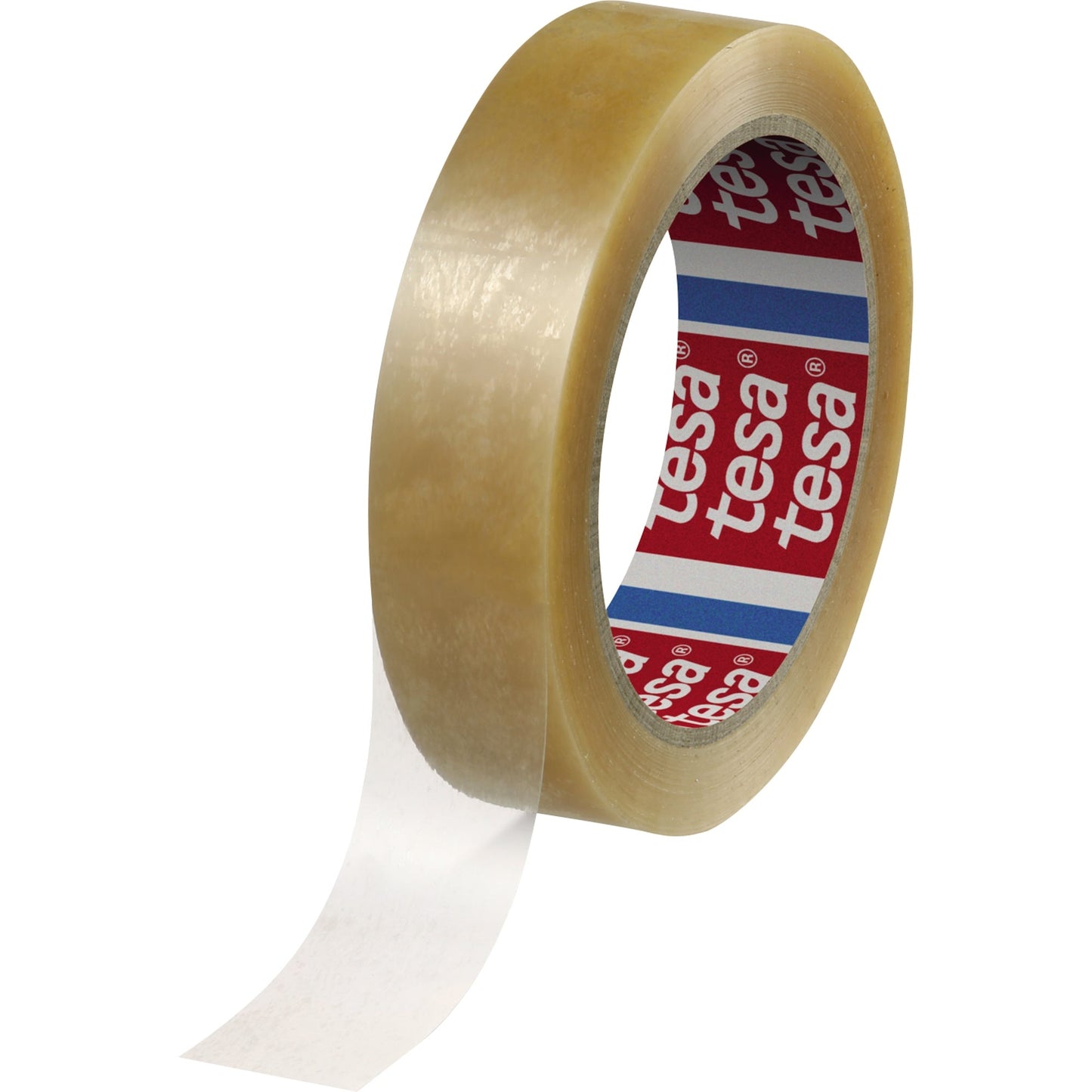 tesa® Klebefilm 04204 25 mm x 66 m (B x L) einseitig klebend mit Lösungsmittel PVC transparent