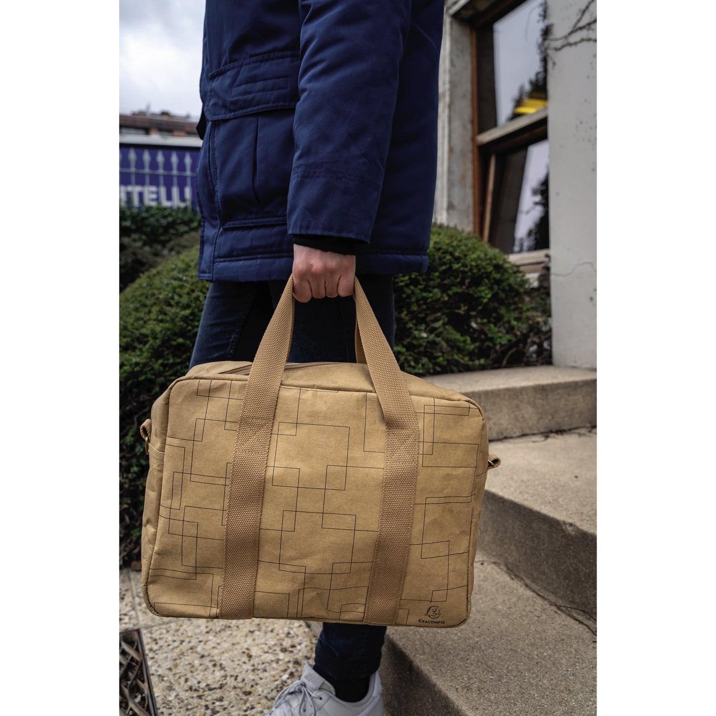 Exacompta Notebooktasche Eterneco® 40 x 29 x 13 cm (B x H x T) Papier, latexbeschichtet braun