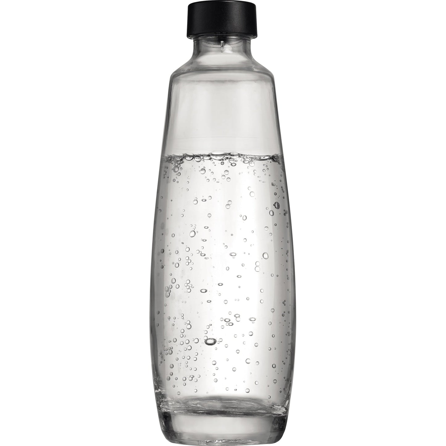 sodastream Sprudlerflaschen SODASTREAM Wassersprudler DUO Titan 1016812491 1 l, Fülllinie 0,84l spülmaschinengeeignet Glas 2 St./Pack.