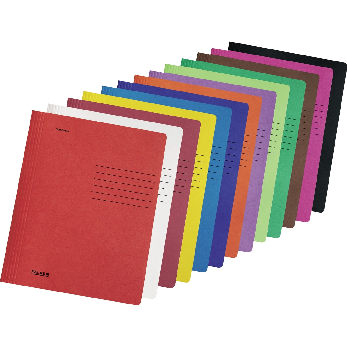 Falken Schnellhefter DIN A4 240g/m² Manilakarton, recycelt weiß