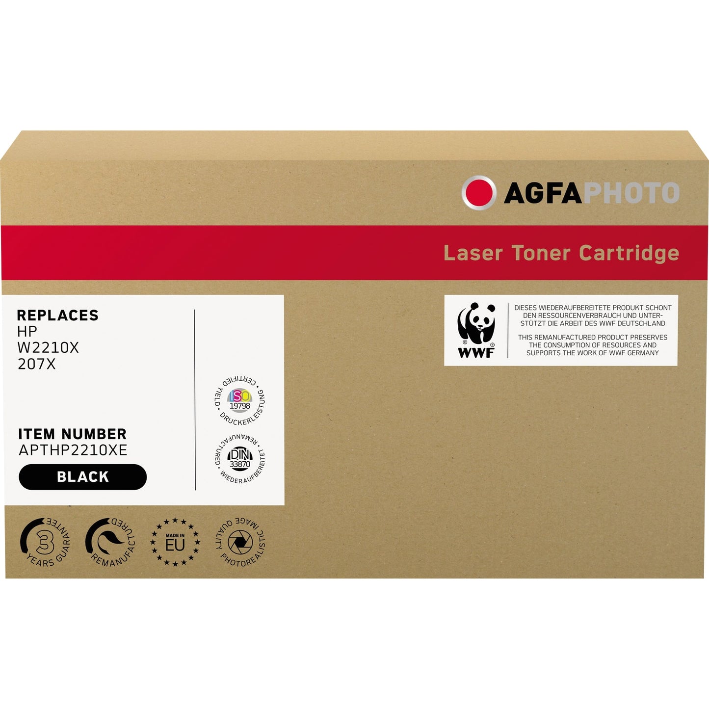 AgfaPhoto Toner kein Originalzubehör Kompatibel mit: HP 207X ca. 3.150 Seiten schwarz