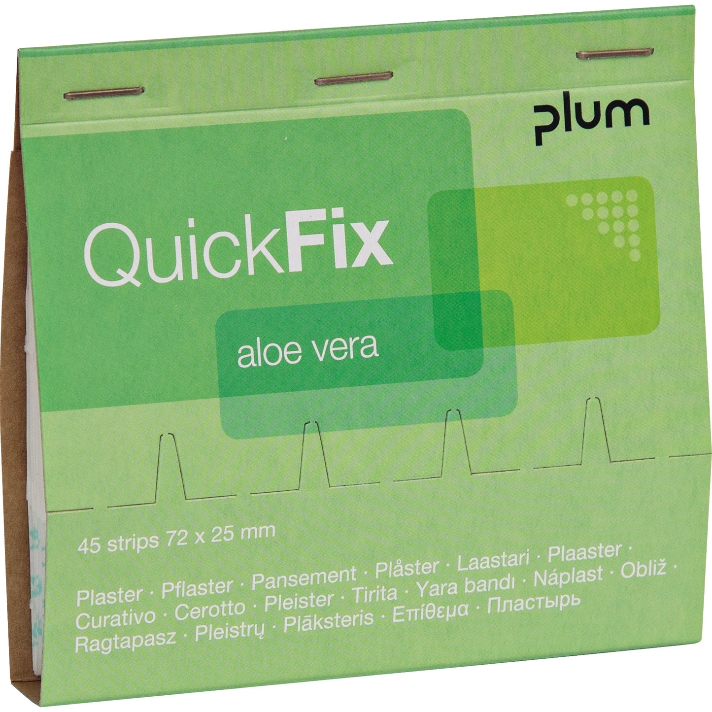 QuickFix Nachfüllset Pflasterspender Aloe Vera 45 St./Pack.