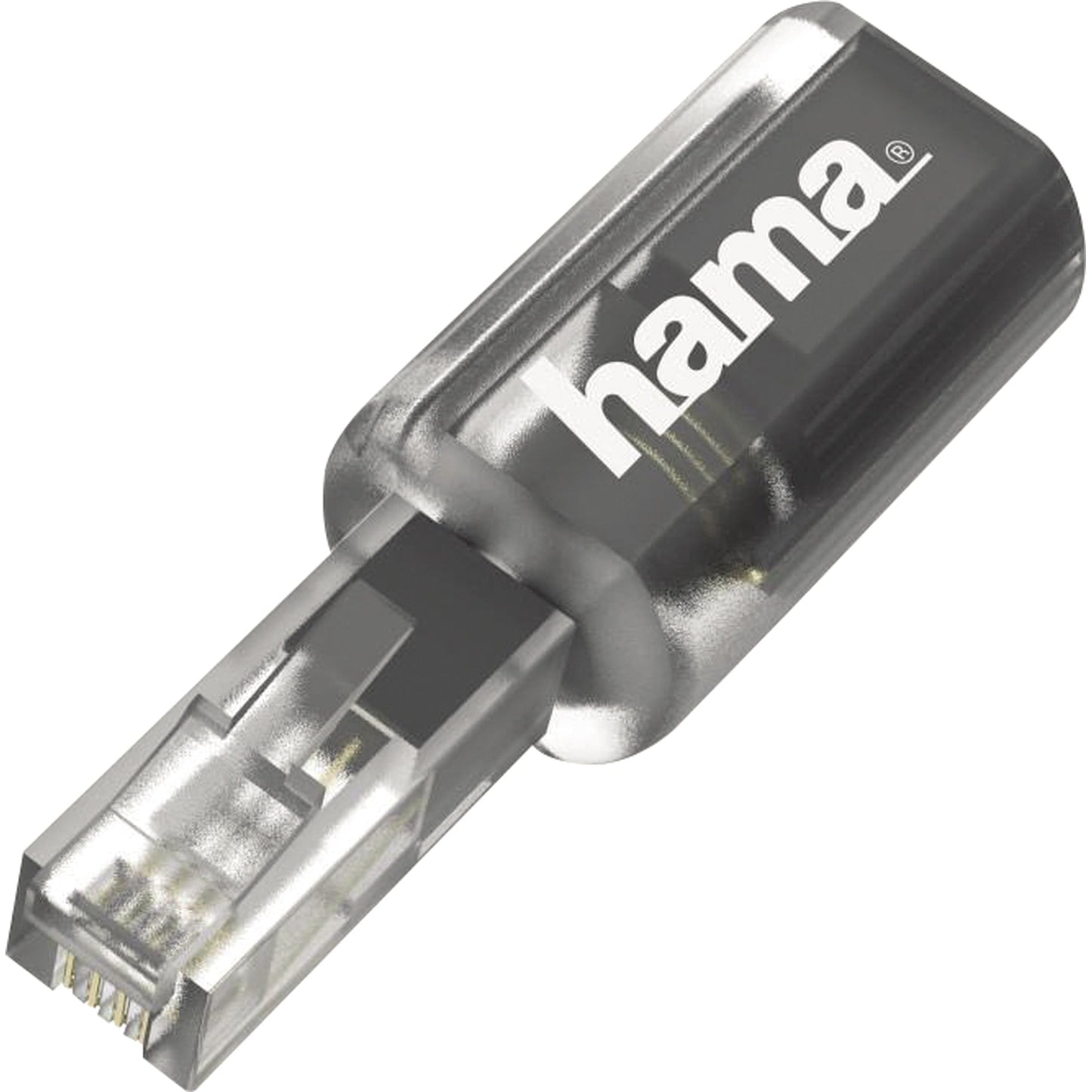 Hama Kabelentwirrer Anti-Twist vergoldet transparent/schwarz