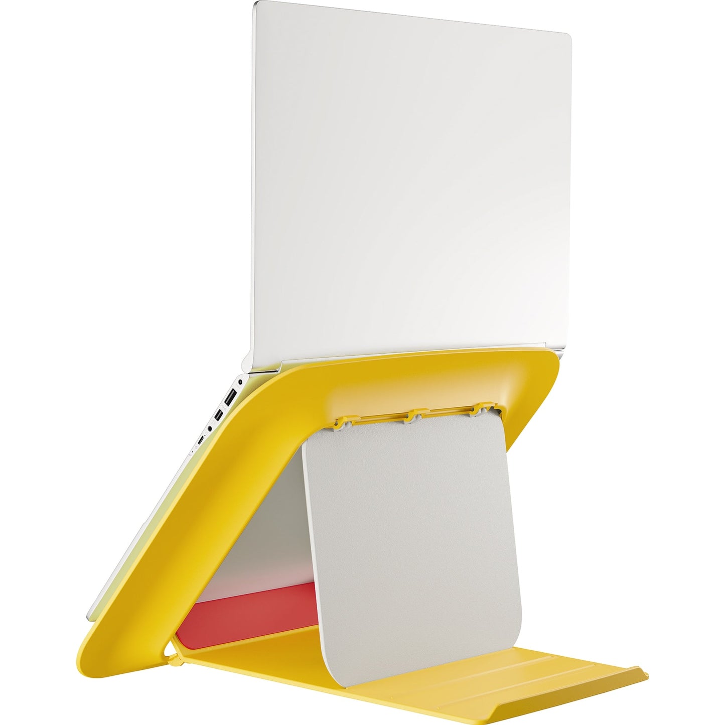 Leitz Notebookständer Ergo Cosy höhenverstellbar 80 % Post-Consumer-Kunststoff/Metall/Gummi gelb