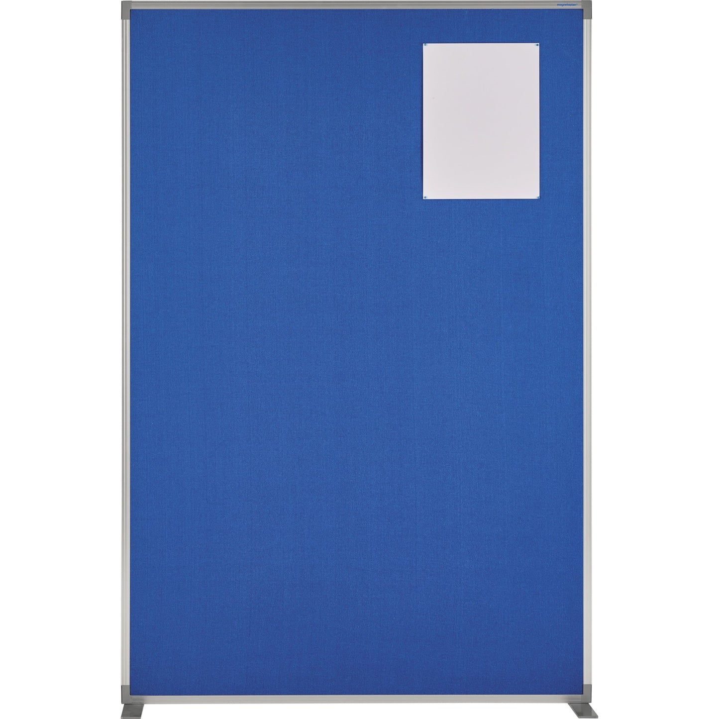 magnetoplan® Trennwand 125 x 180 x 35 cm (B x H x T) Textil taubenblau