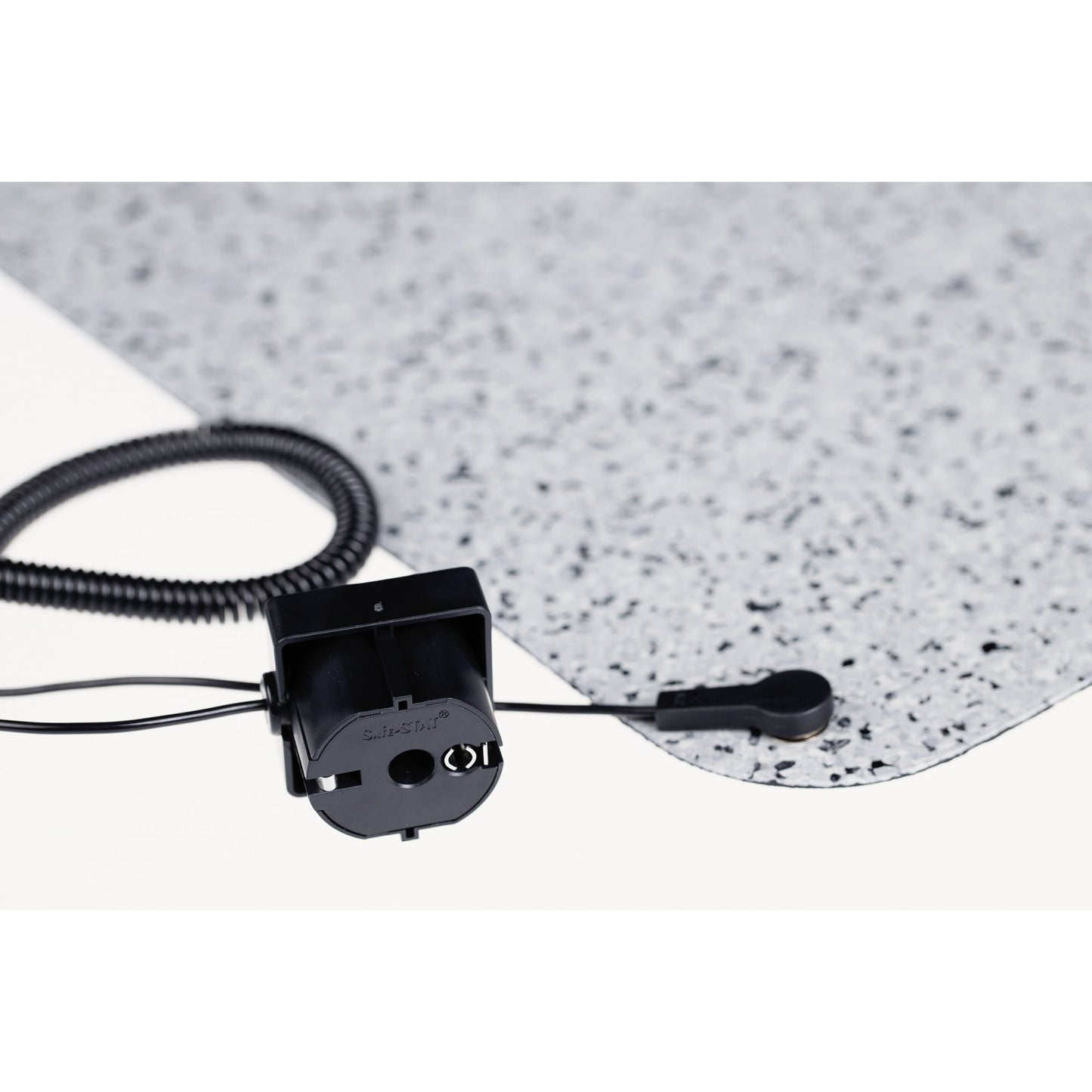 RS Bodenschutzmatte Yoga Flat ESD 120 x 150 cm (B x T) Kautschuk grau marmoriert