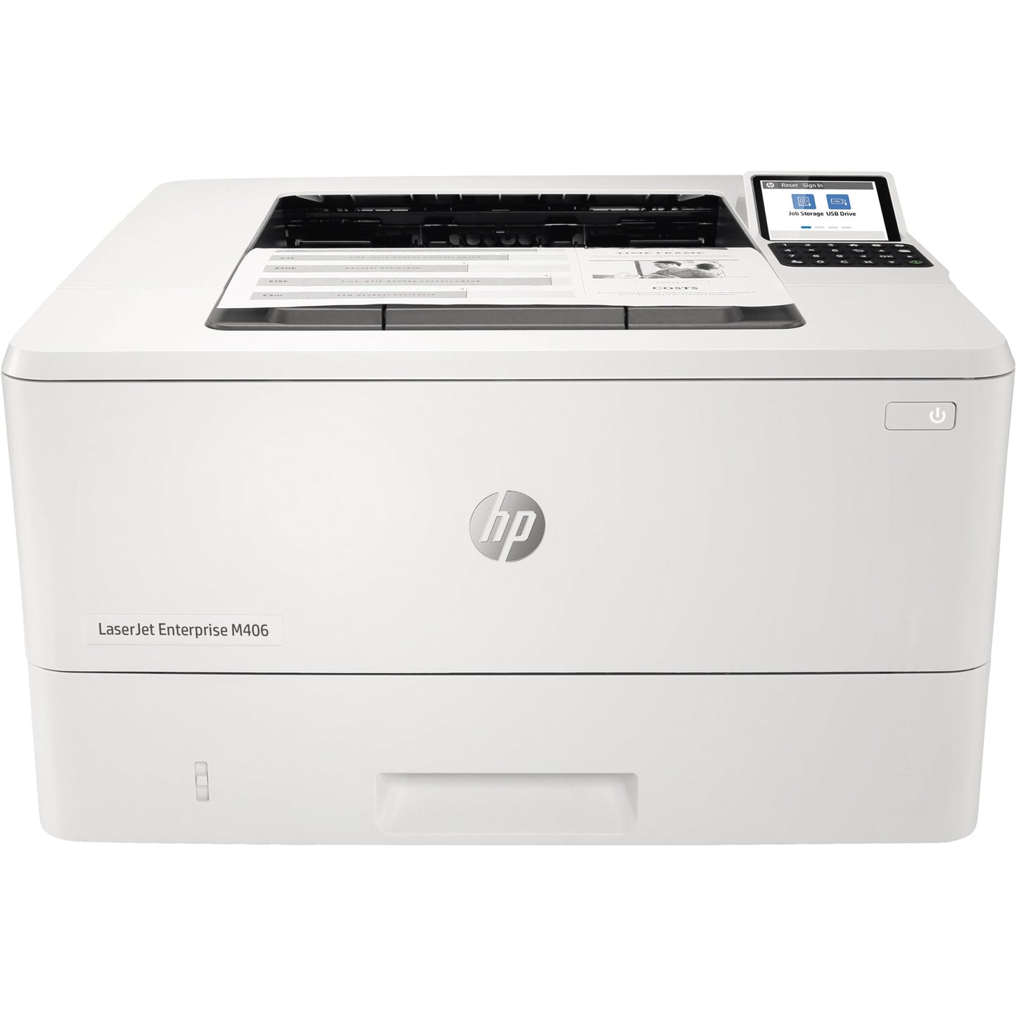 HP Laserdrucker LaserJet Enterprise M406dn DIN A4 40 Seiten/Min. 38,1 x 22 x 35,7 cm (B x H x T) 1 Toner inkl. Netzkabel, Kurzanleitung