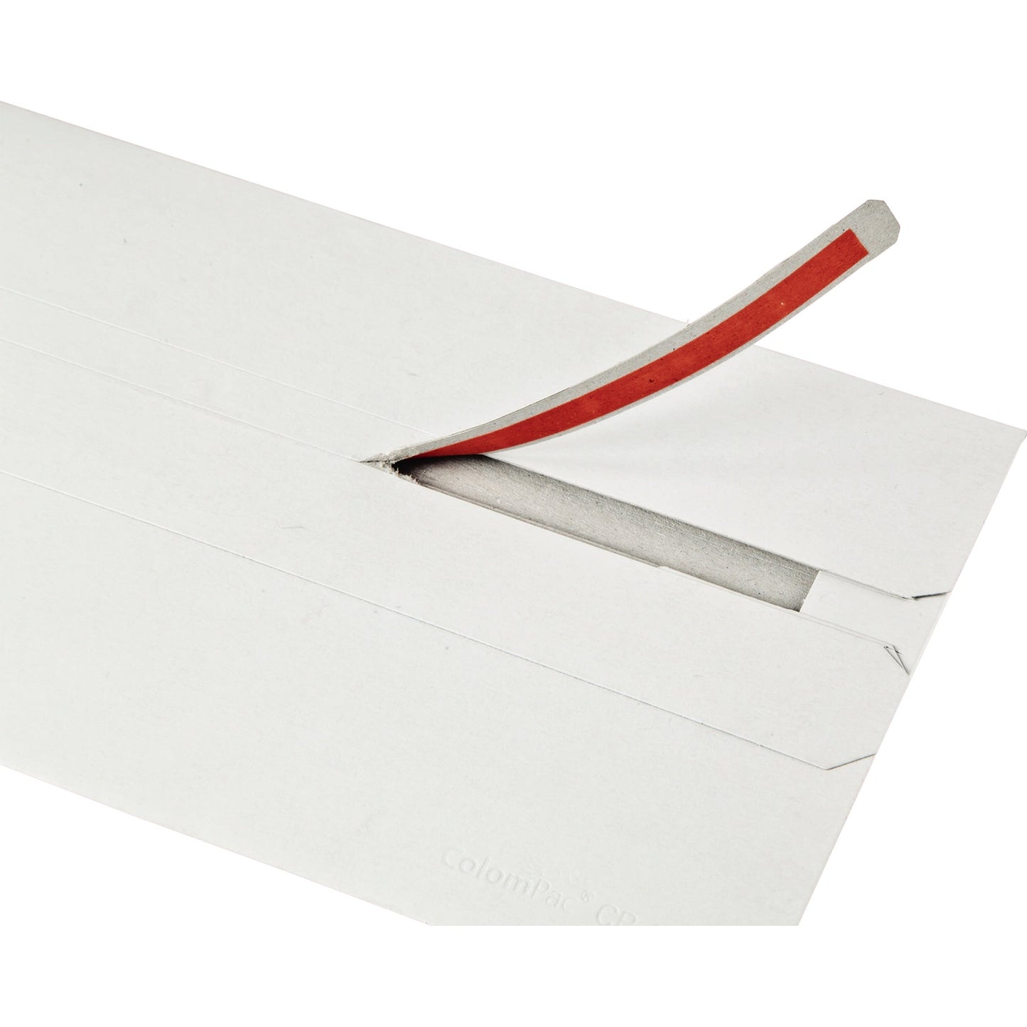 ColomPac® CD/DVD Versandtasche 220 x 121 x 3 mm (B x H x T) ohne Fenster mit Haftklebung Vollpappe weiß