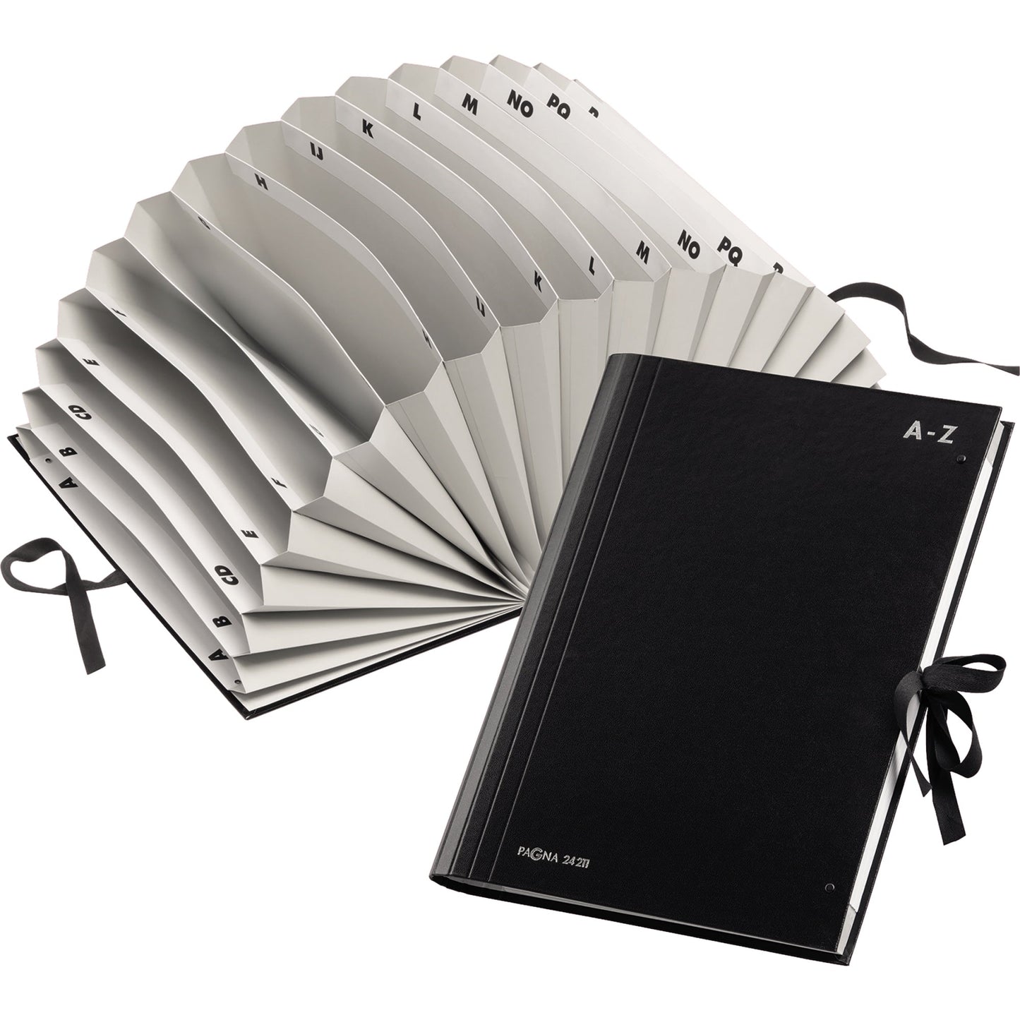 PAGNA Vorordner 30,5 x 38,5 cm (B x H) A-Z schwarz 20 Fächer