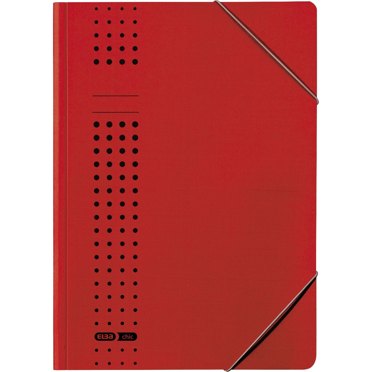ELBA Eckspanner chic DIN A4 Karton, recycelt rot