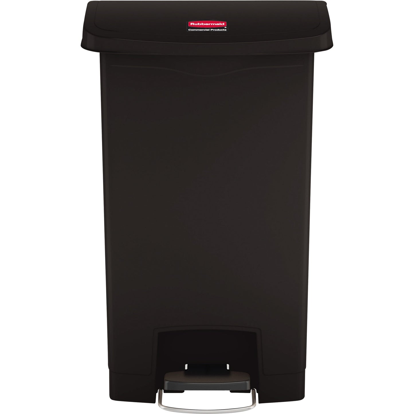 Rubbermaid Tretabfalleimer SLIM JIM® STEP-ON 33,19 x 74,72 x 49,78 cm (B x H x T) 50l Kunststoff schwarz