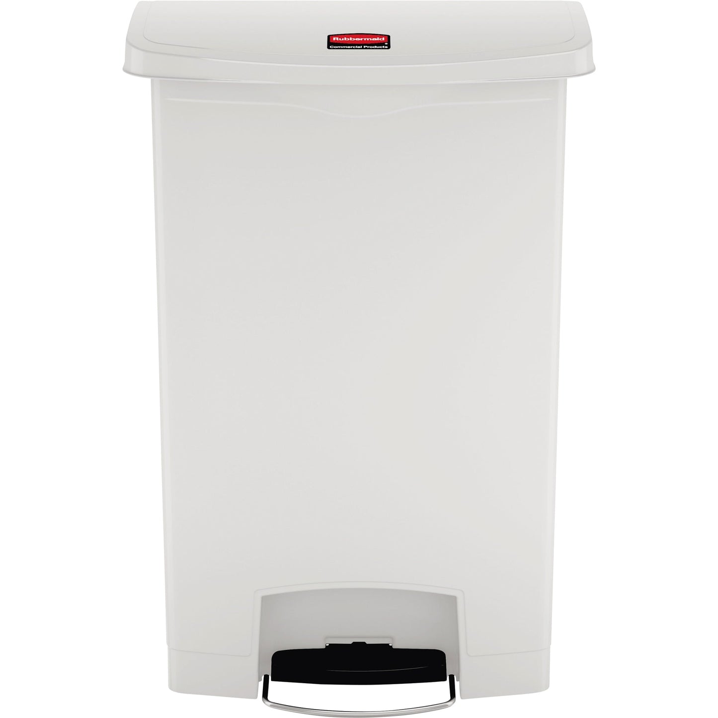 Rubbermaid Tretabfalleimer SLIM JIM® STEP-ON 37 x 85,42 x 60,83 cm (B x H x T) 90l Kunststoff weiß
