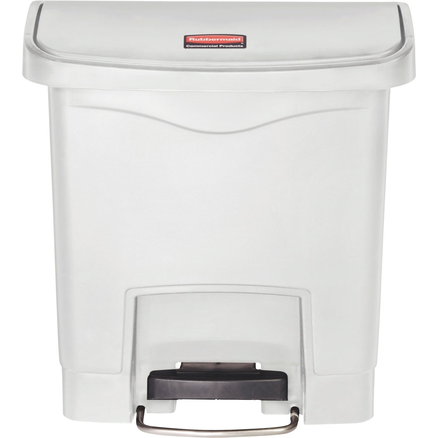 Rubbermaid Tretabfalleimer Slim Jim 1883554 Kunststoff 15l weiß