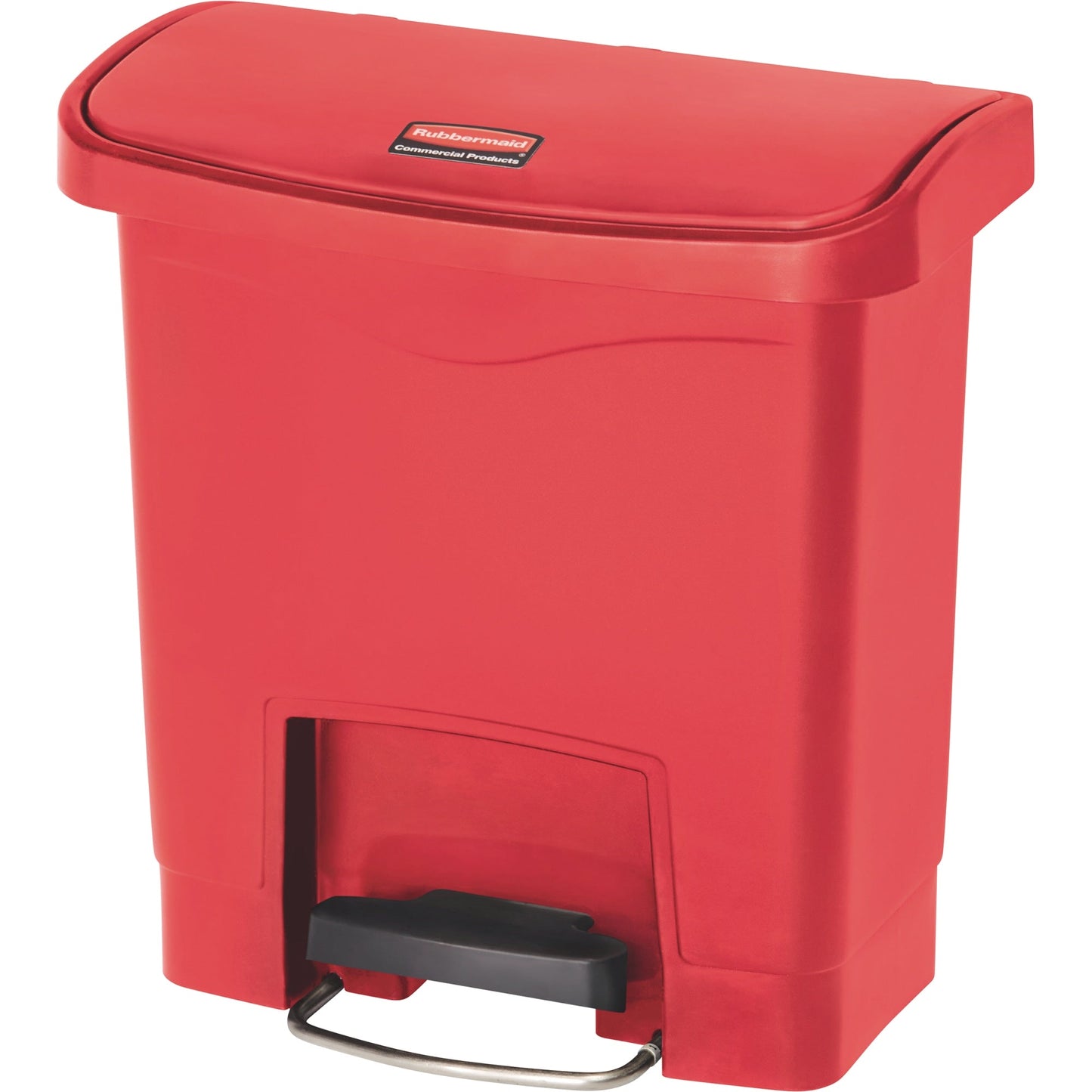 Rubbermaid Tretabfalleimer Slim Jim 1883563 Kunststoff 15l rot