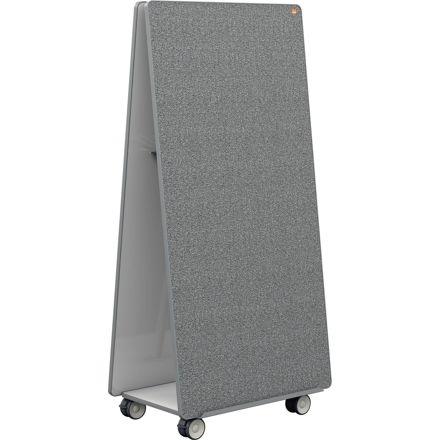 Nobo® Multifunktionstafel Move & Meet Vollsystem Stahl Material der Pinnfläche: Filz grau, weiß