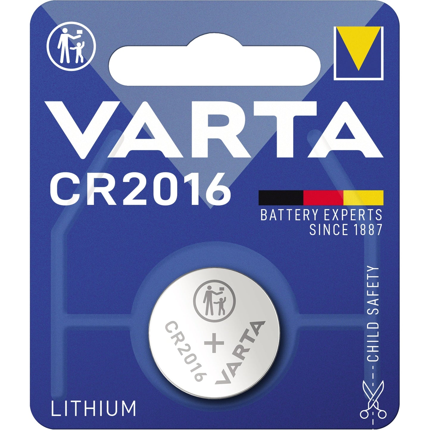 Varta Knopfzelle Electronics Lithium CR2016 3V 90 mAh