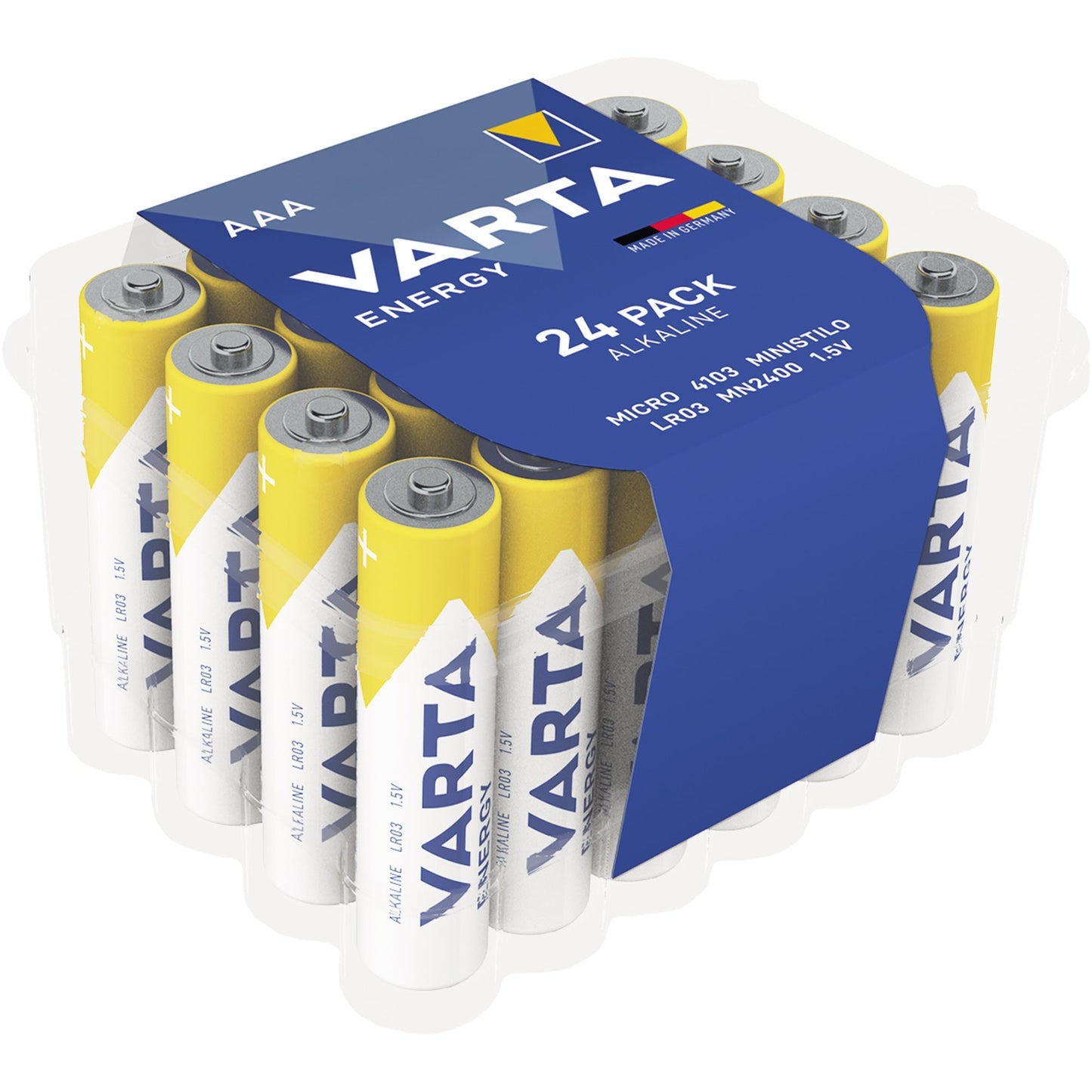 Varta Batterie Energy AAA/Micro LR03 Alkaline 1,5V 24 St./Pack.