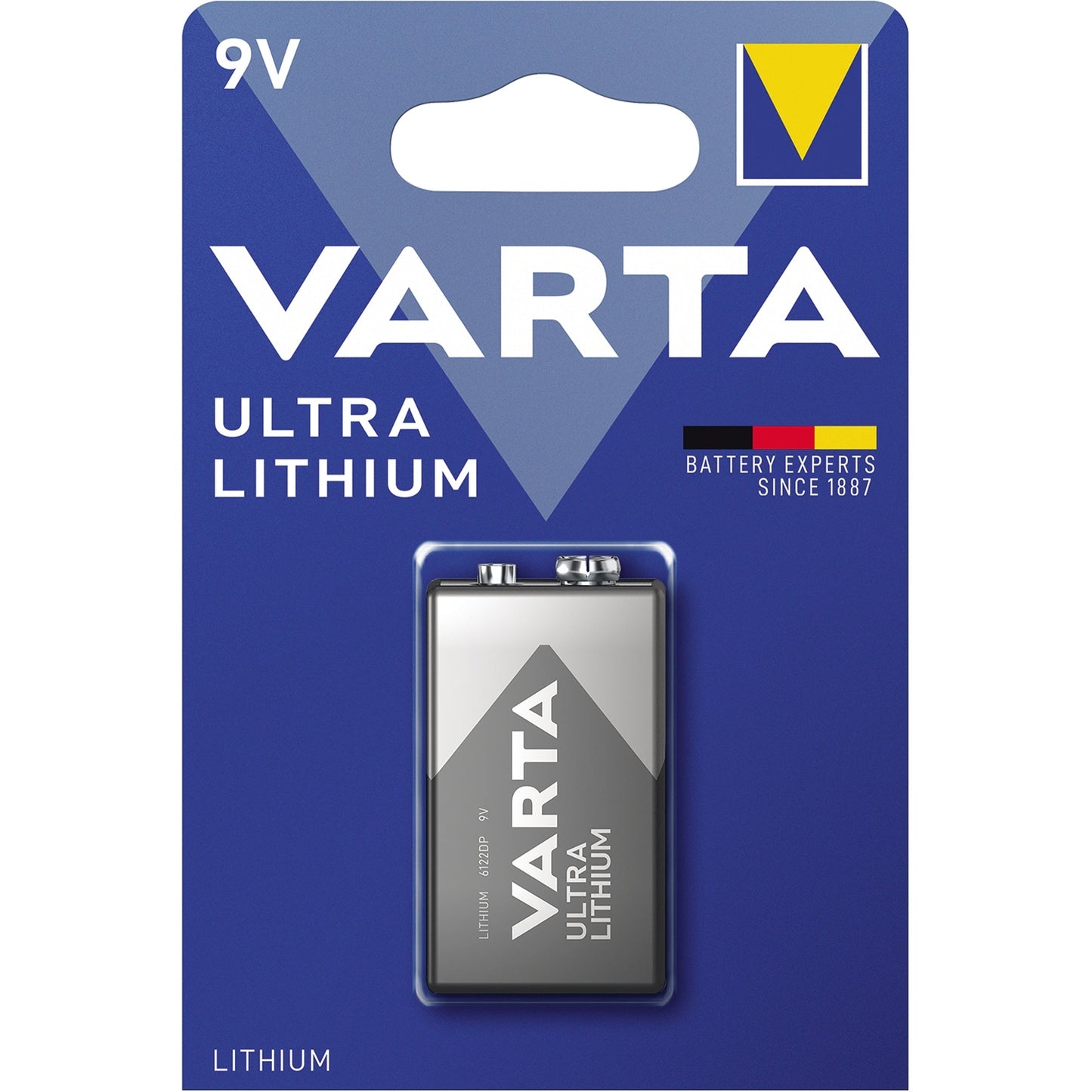 Varta Batterie Ultra Lithium E-Block Lithium 9V