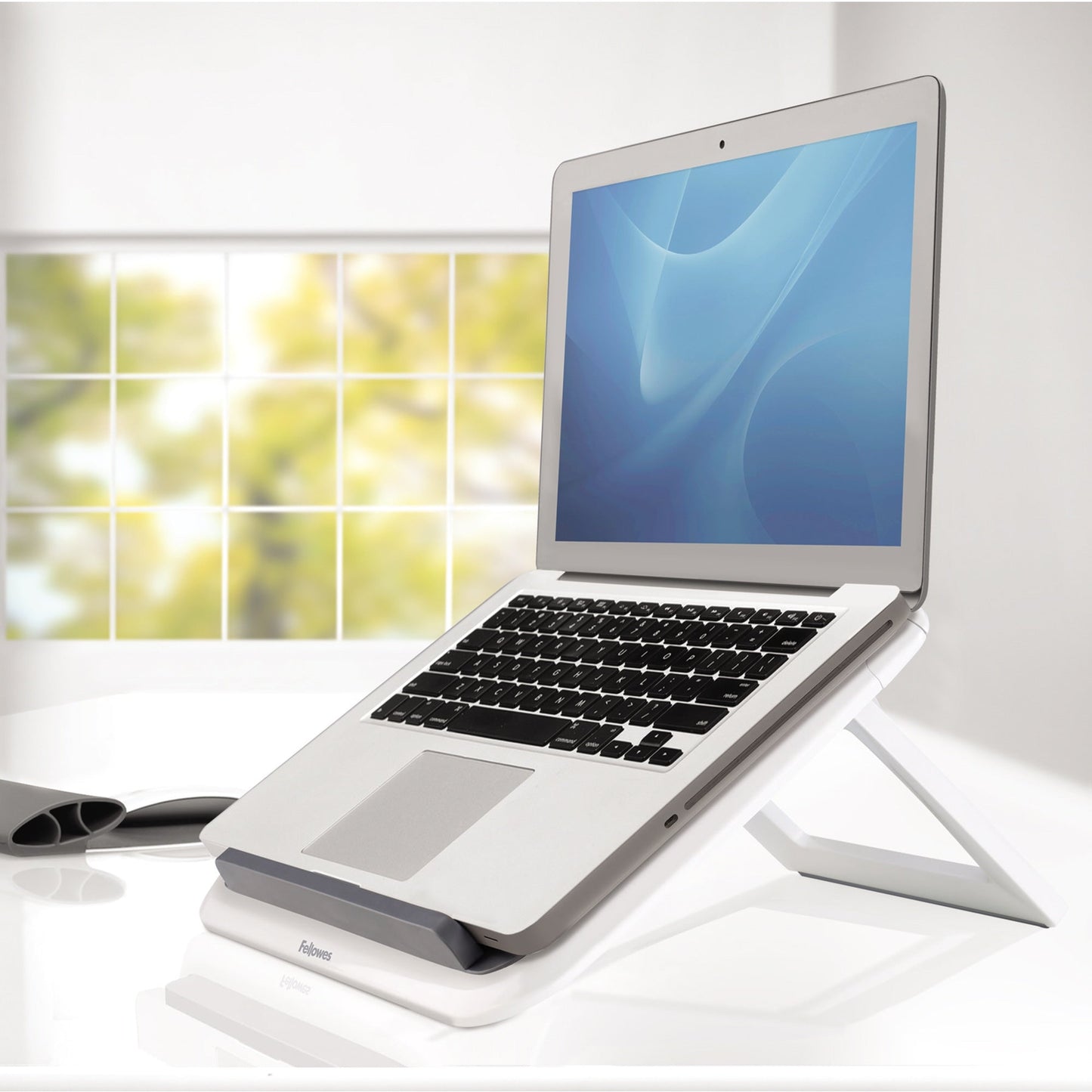 Fellowes® Notebookständer i-Spire SeriesT Quick Lift ABS Kunststoff weiß