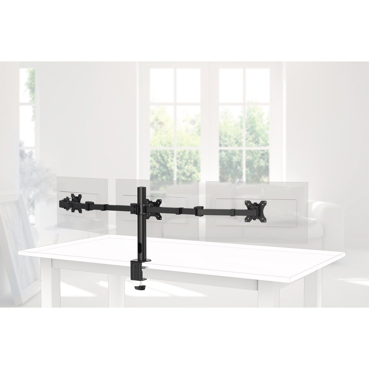 Hama Monitorschwenkarm FULLMOTION 139,4 x 40,43 x 17,49 cm (B x H x T) 3 x 7kg Stahl schwarz
