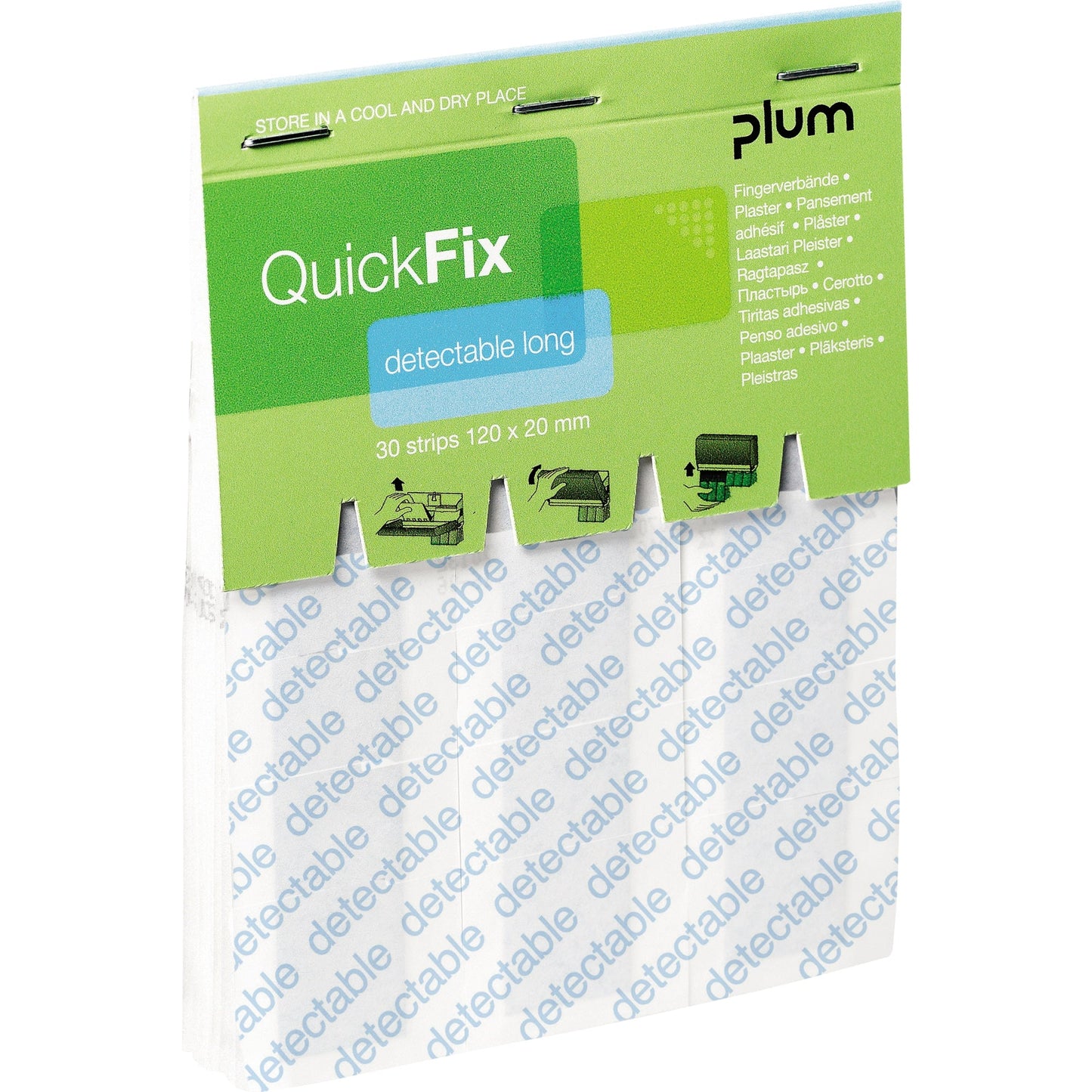 QuickFix Nachfüllset Pflasterspender QuickFix Pflasterspender 5529 30 St. 12 x 2 cm 30 St./Pack.