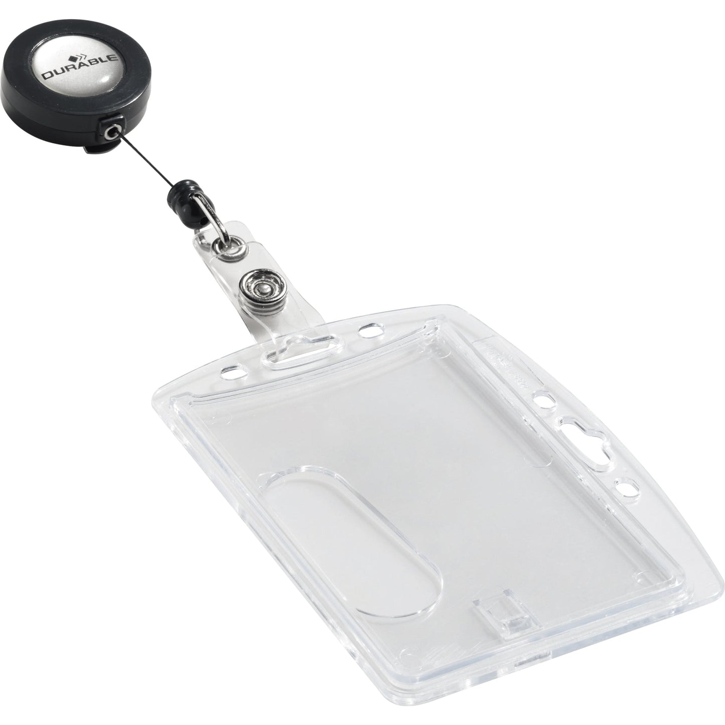 DURABLE Ausweishalter 87 x 54 mm (B x H) Polystyrol transparent 10 St./Pack.