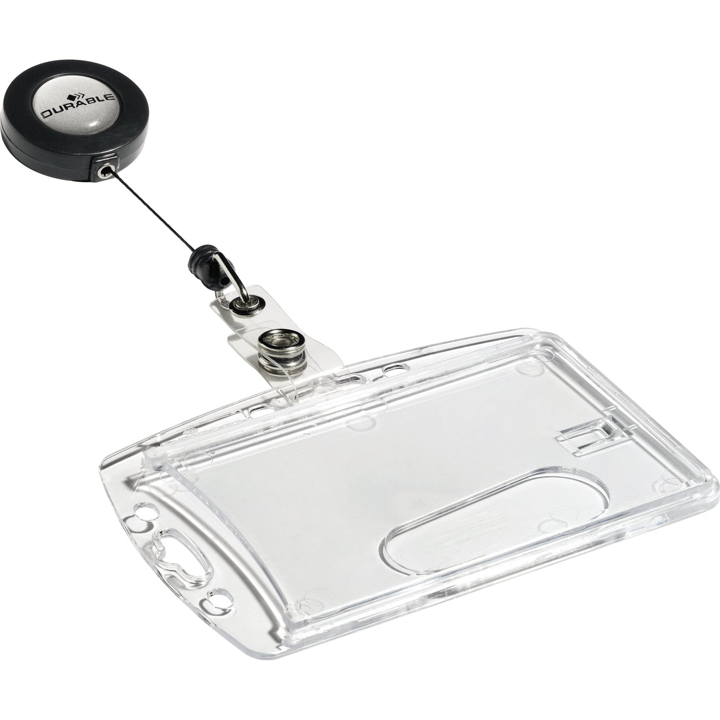 DURABLE Ausweishalter 87 x 54 mm (B x H) Polystyrol transparent 10 St./Pack.