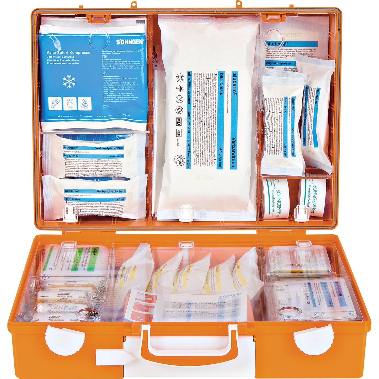 SÖHNGEN® Erste Hilfe Koffer Advocat ca. 40 x 30 x 15 cm (B x H x T) DIN 13169 orange