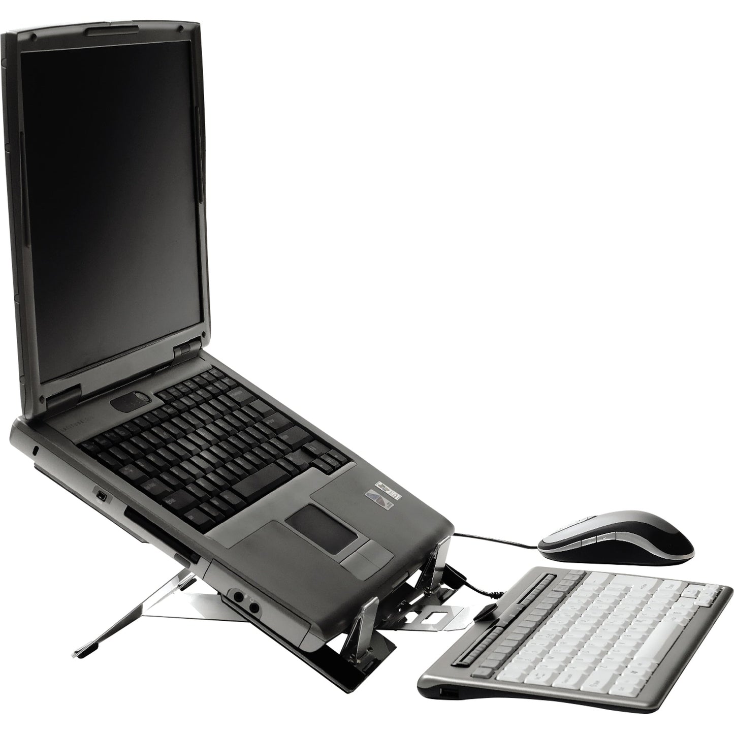 BakkerElkhuizen Notebookständer FlexTop 270 höhenverstellbar Hylite silber