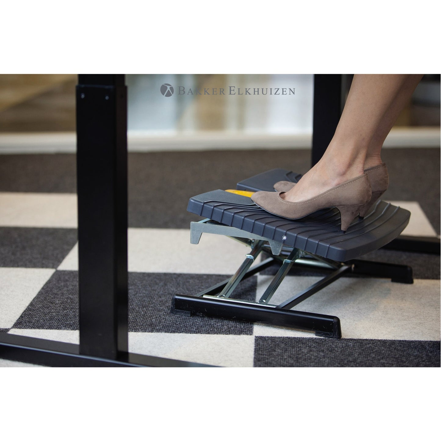 BakkerElkhuizen Fußstütze Pro 959 Footrest 49 x 9 x 40 cm (B x H x T) Kunststoff schwarz