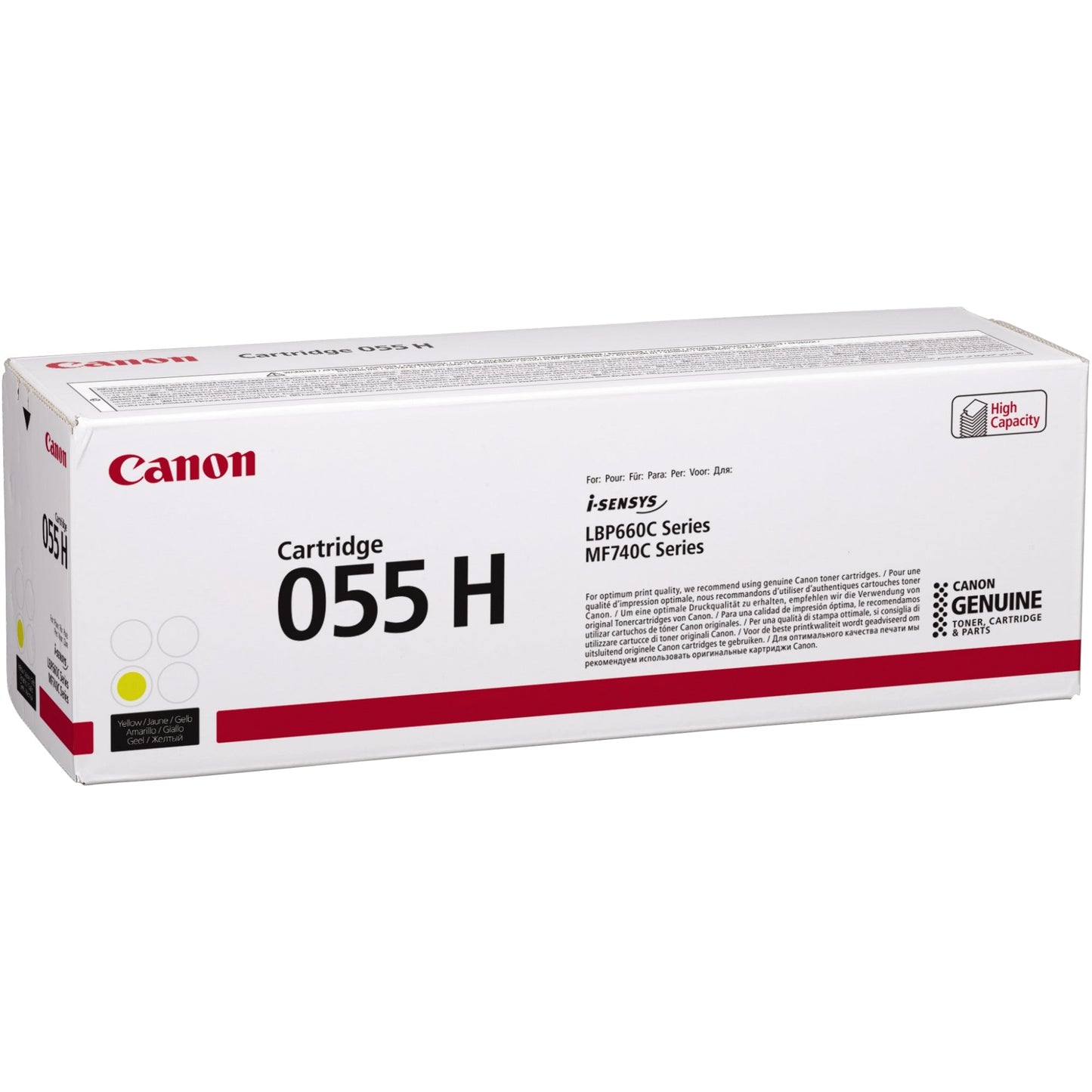 Canon Toner Originalzubehör 055 H ca. 5.900 Seiten gelb