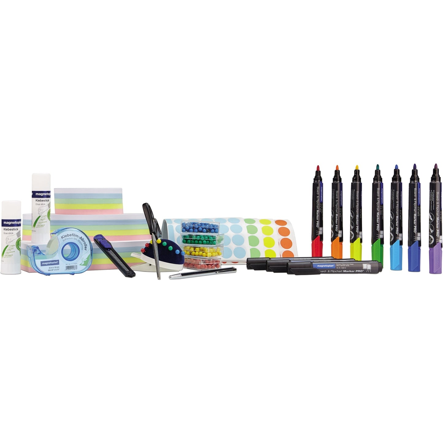 magnetoplan® Moderationstasche ecoAware 29 x 18 x 14,5 cm (B x H x T) 1.900 Teile Polyester, 100 % recycelt blau
