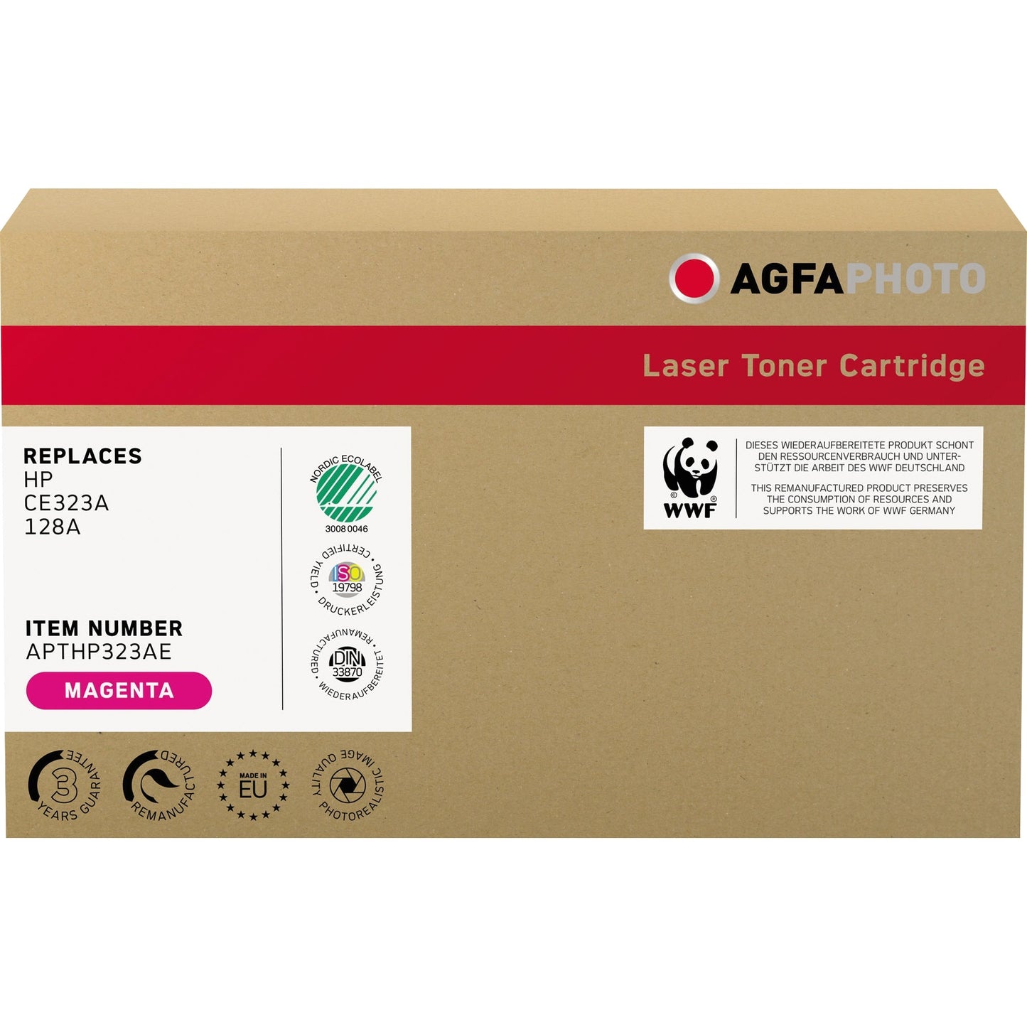 AgfaPhoto Toner kein Originalzubehör Kompatibel mit: HP 128A ca. 1.300 Seiten magenta