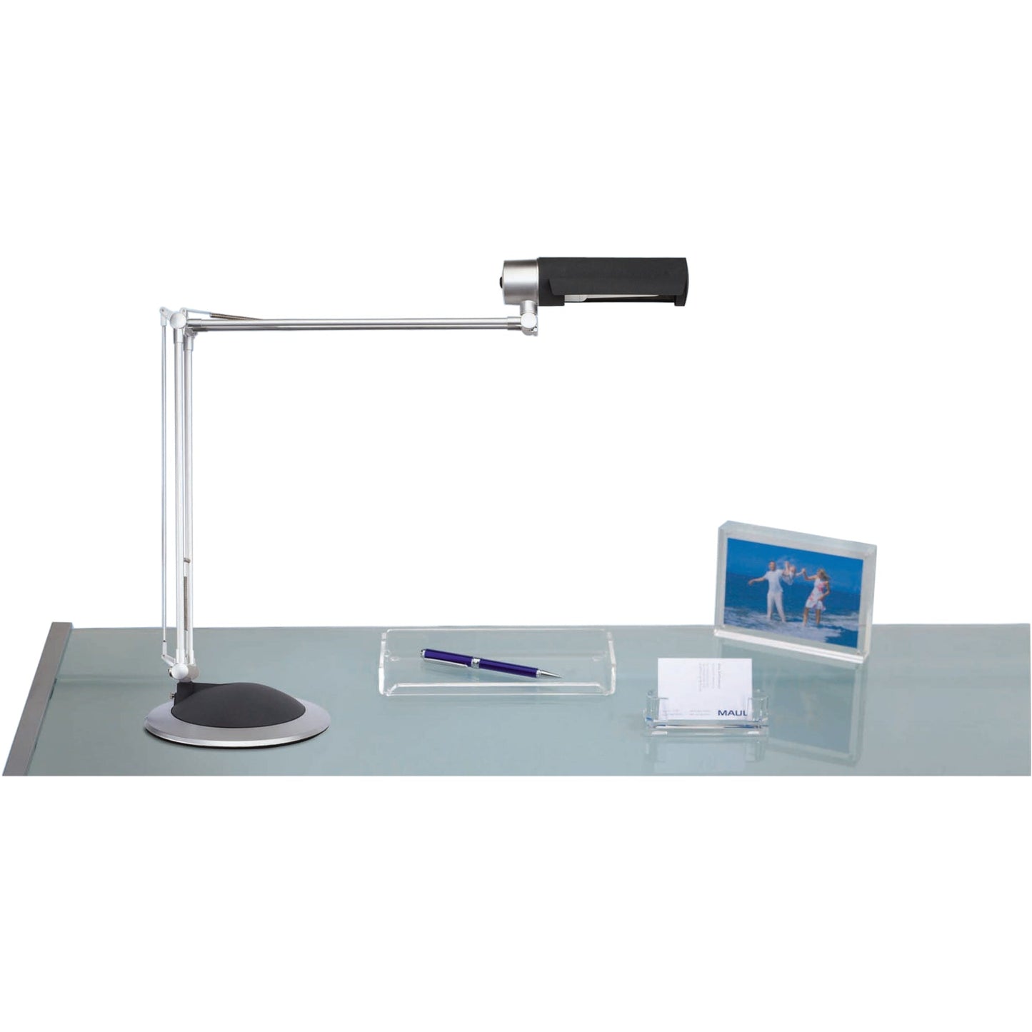 MAUL Tischleuchte MAULoffice E je Lichtquelle: 12 kWh/1.000h Netzbetrieb silber