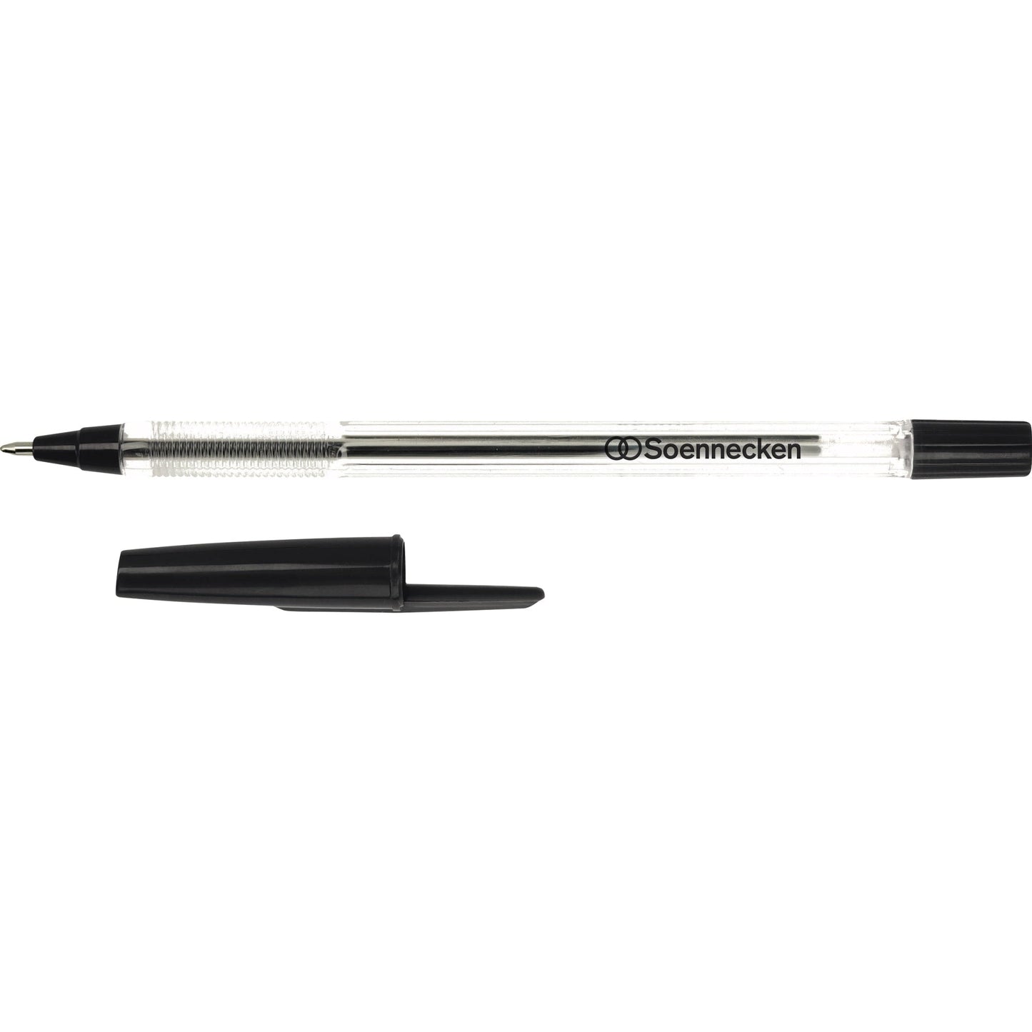 Soennecken Einwegkugelschreiber Nr. 1 0,6mm schwarz Kappenmodell dokumentenecht 50 St./Pack.
