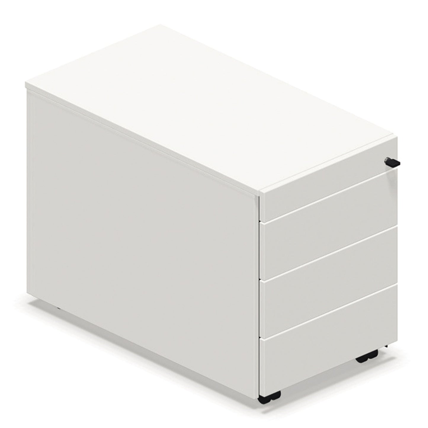 NowyStyl Rollcontainer 4Auszüge weiß