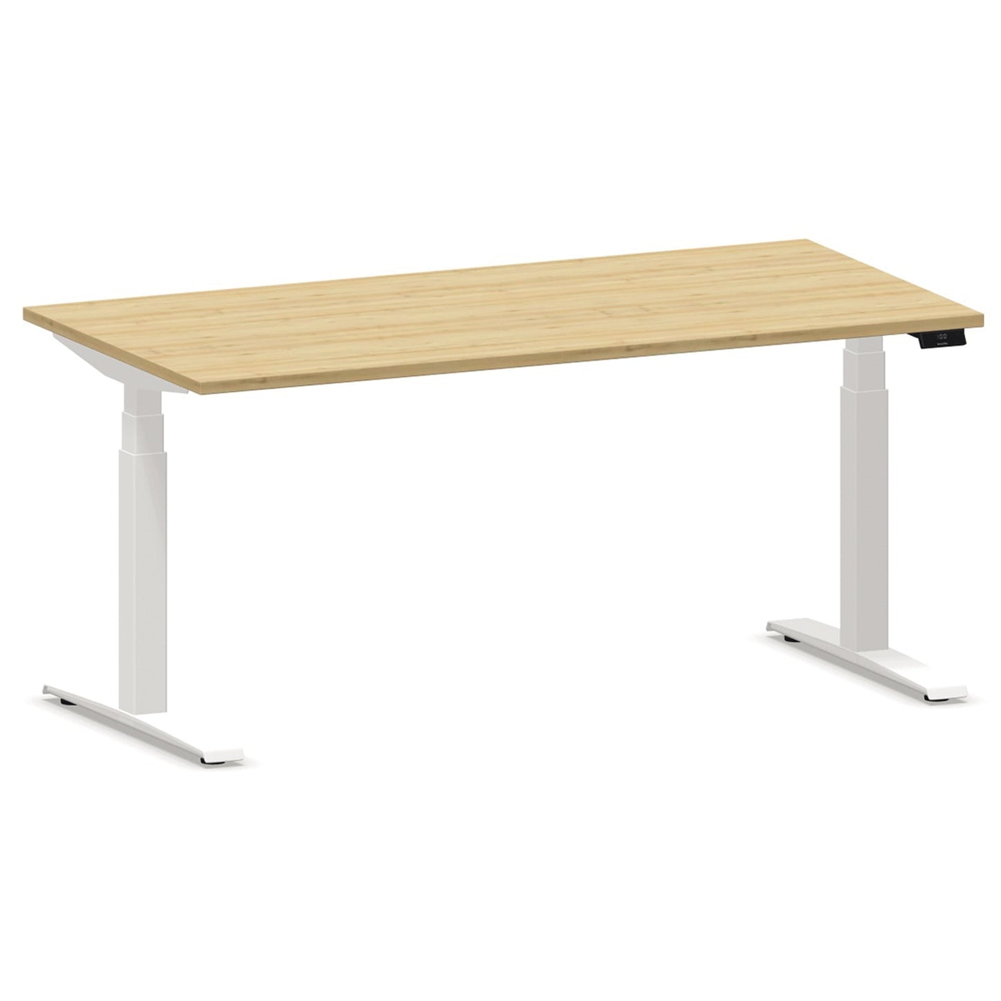 NowyStyl Schreibtisch eModel 2.0 Maße: 1.800 x 640-1.300 x 1.000 mm (B x H x T) Holz natural country beech