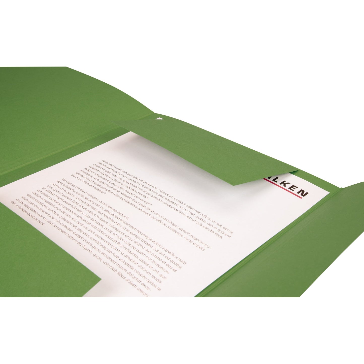 Falken Jurismappe DIN A4 Manilakarton, recycelt grün