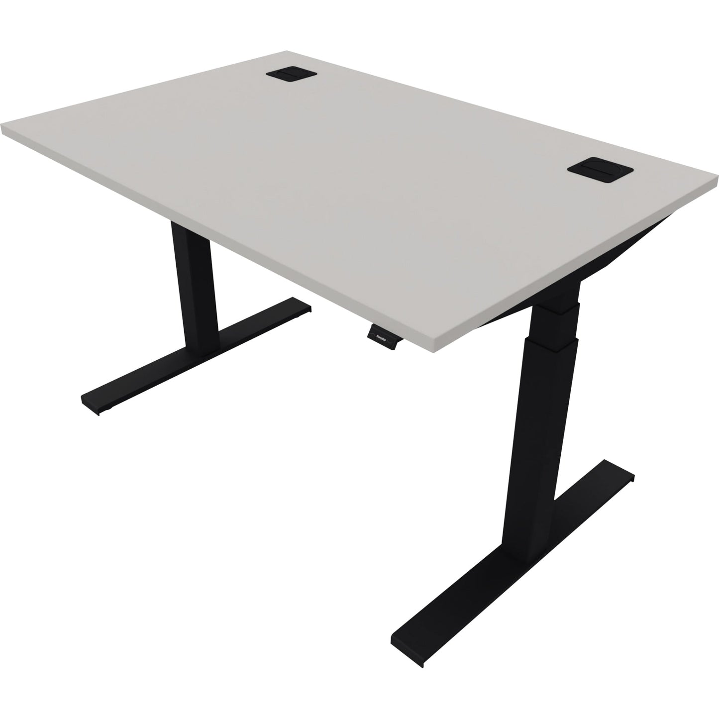 NowyStyl Schreibtisch eModel 2.0 Maße: 1.200 x 640-1.300 x 800 mm (B x H x T) Holz platinum