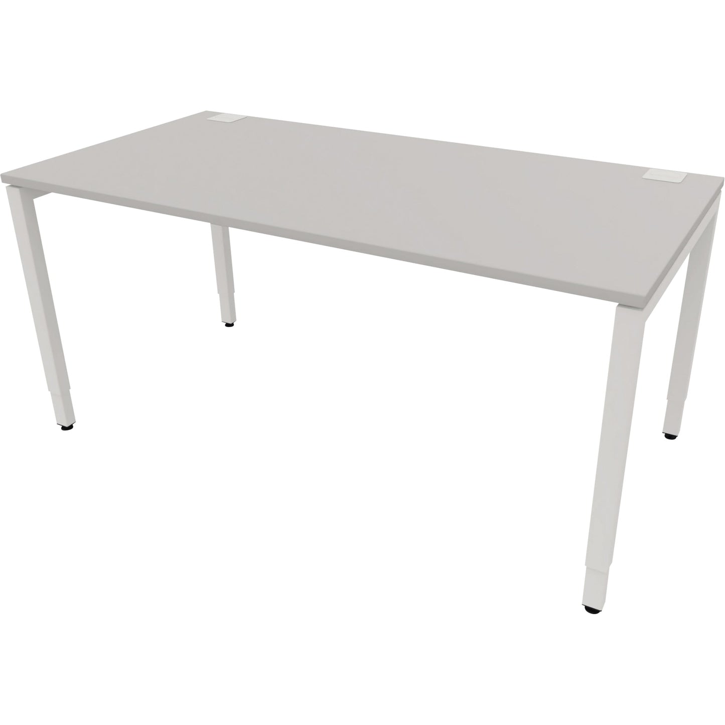 NowyStyl Schreibtisch Maße: 1.600 x 640-860 x 800 mm (B x H x T) Holz platinum