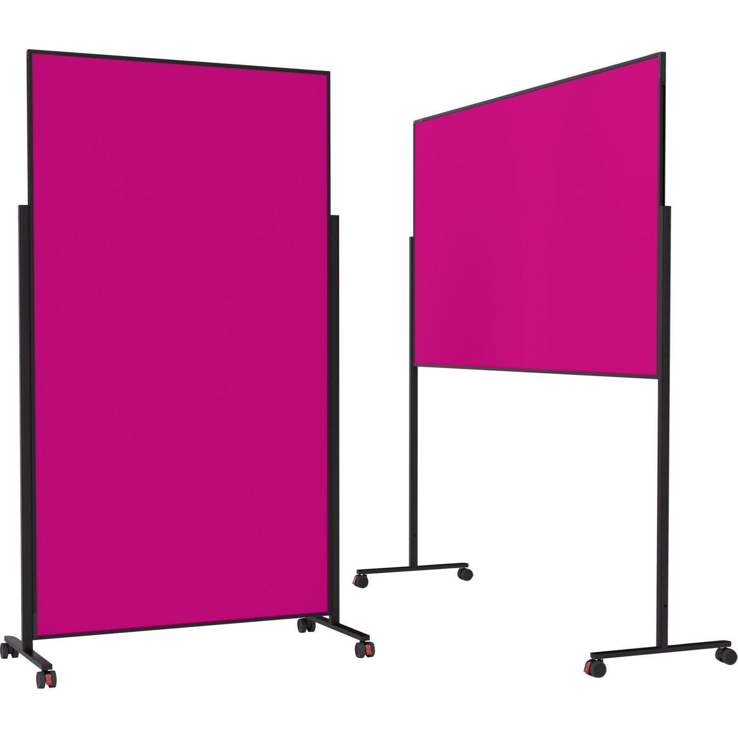 magnetoplan® Moderationstafel Design VarioPin Maße der Oberfläche: 100 x 180 cm (B x H) Filz pink
