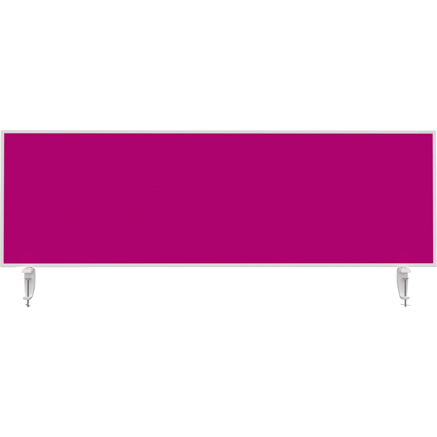 magnetoplan® Tischtrennwand VarioPin 160 x 50 cm (B x H) 2cm schwer entflammbar pink