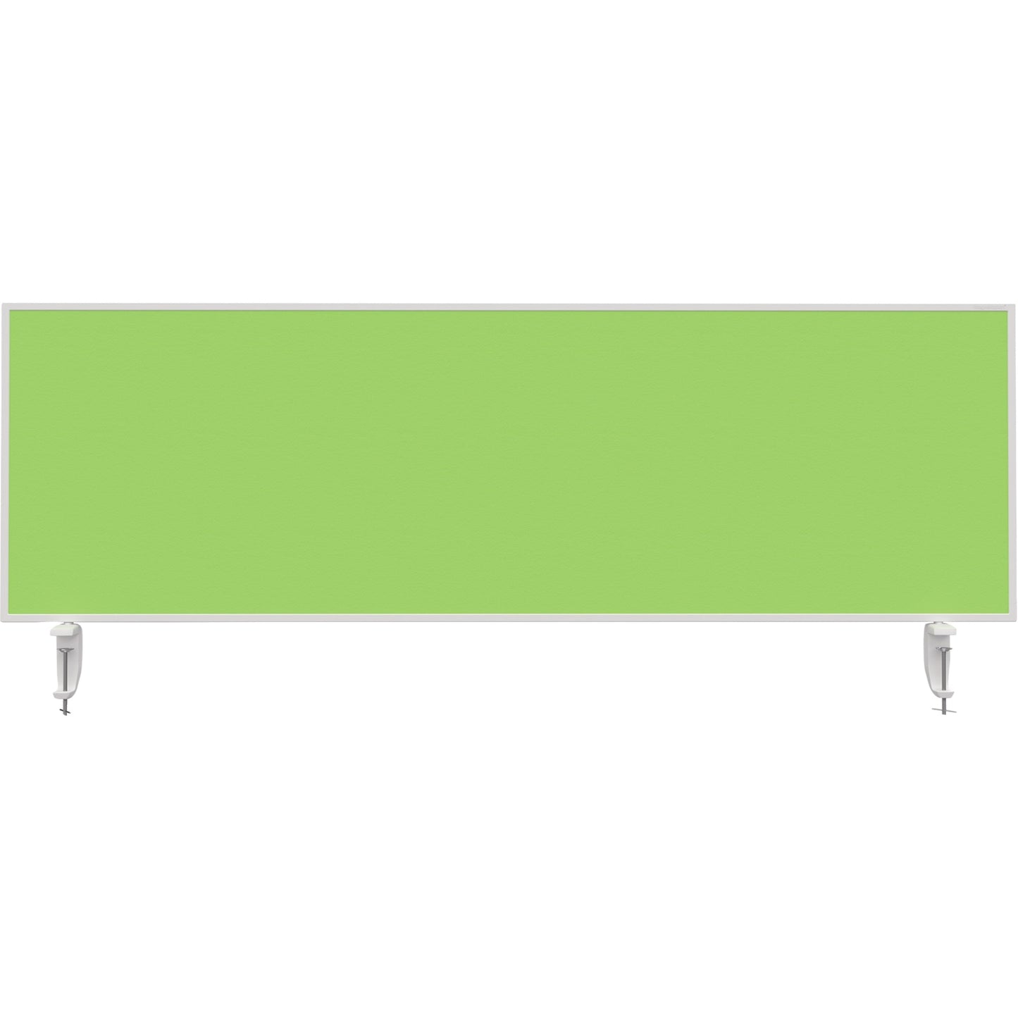 magnetoplan® Tischtrennwand VarioPin 160 x 50 cm (B x H) 2cm schwer entflammbar grün
