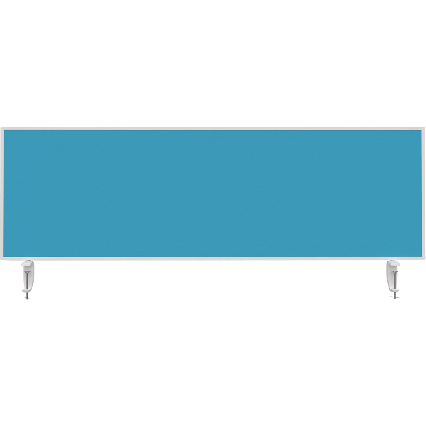 magnetoplan® Tischtrennwand VarioPin 160 x 50 cm (B x H) 2cm schwer entflammbar türkis