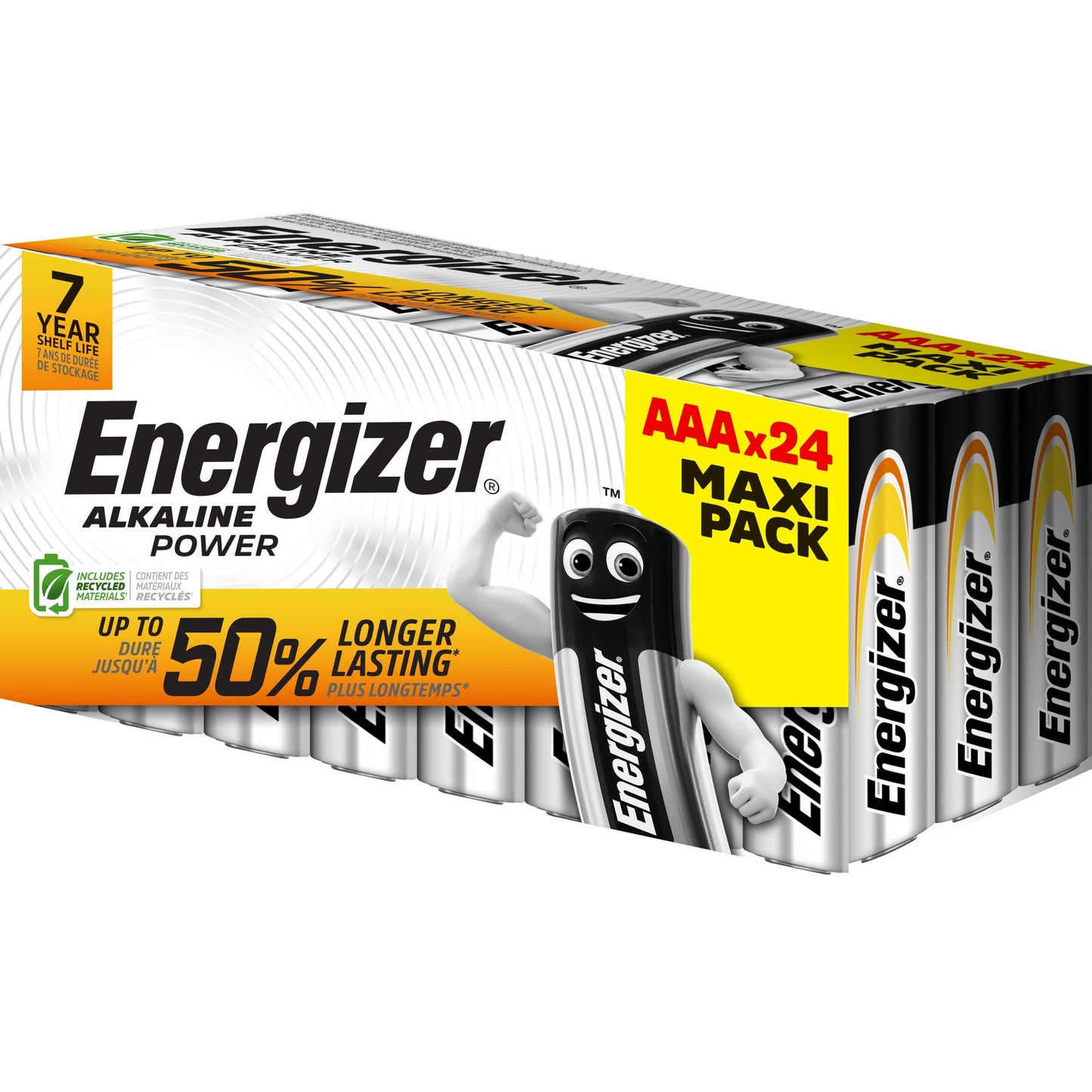 Energizer® Batterie Alkaline Power AAA/Micro LR03 Alkaline 1,5V 24 St./Pack.
