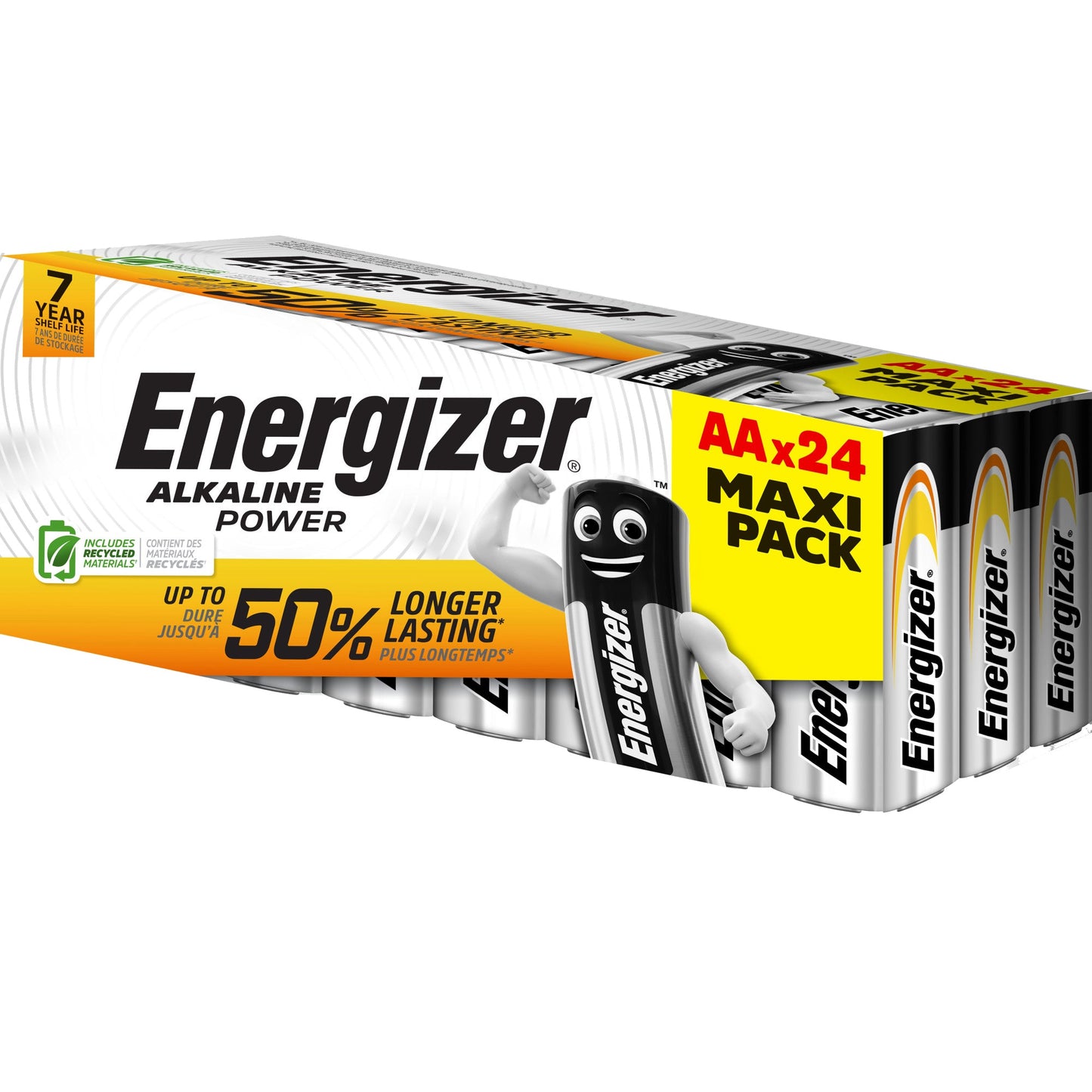 Energizer® Batterie Alkaline Power AA/Mignon LR6 Alkaline 1,5V 24 St./Pack.