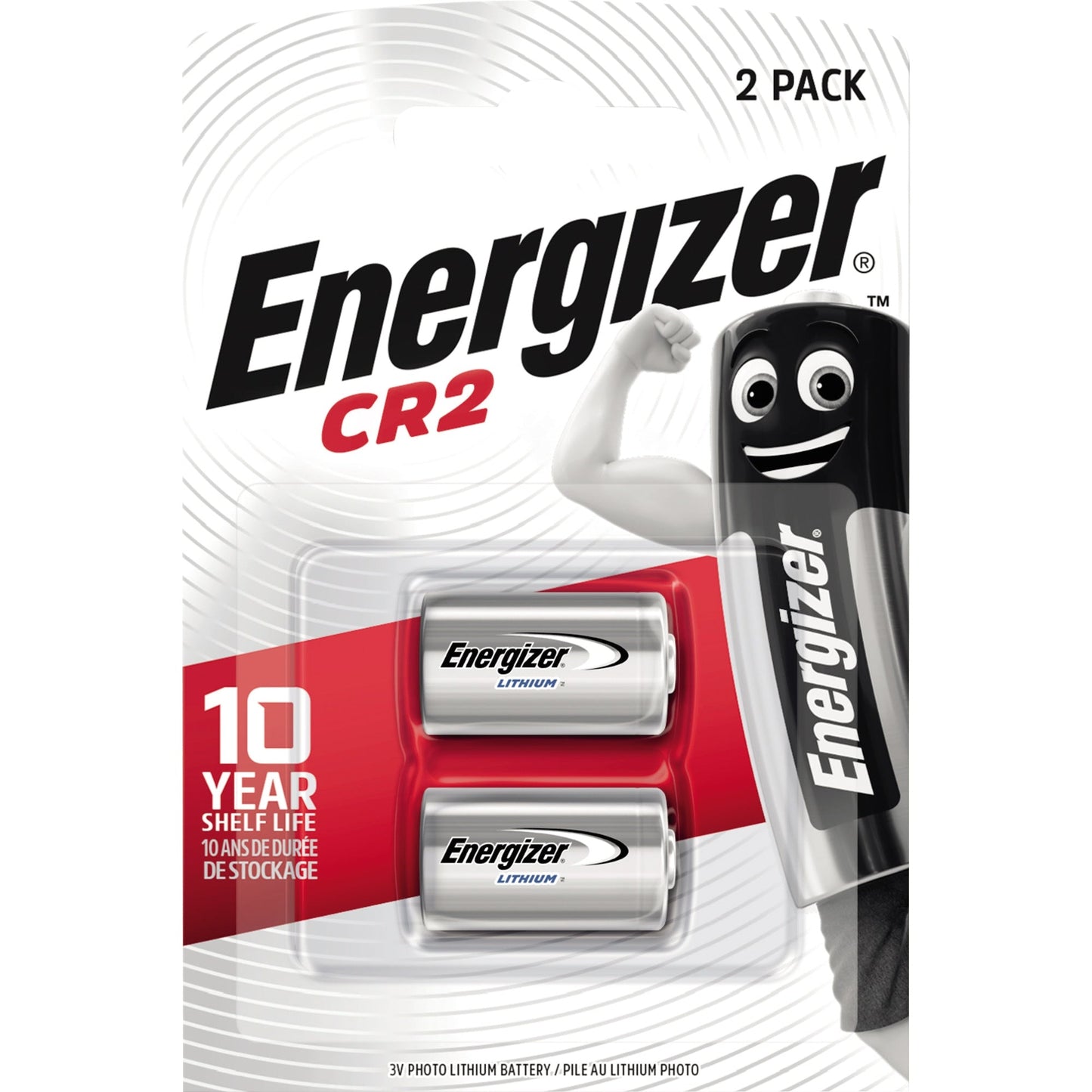 Energizer® Batterie CR2 Lithium 3V 800 mAh 2 St./Pack.