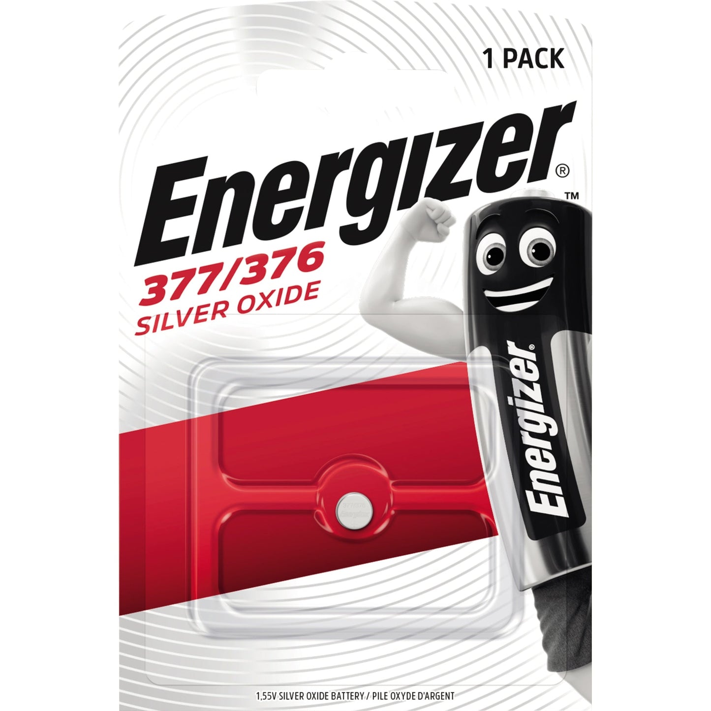 Energizer® Knopfzelle Silberoxid 377/376 1,55V 24 mAh