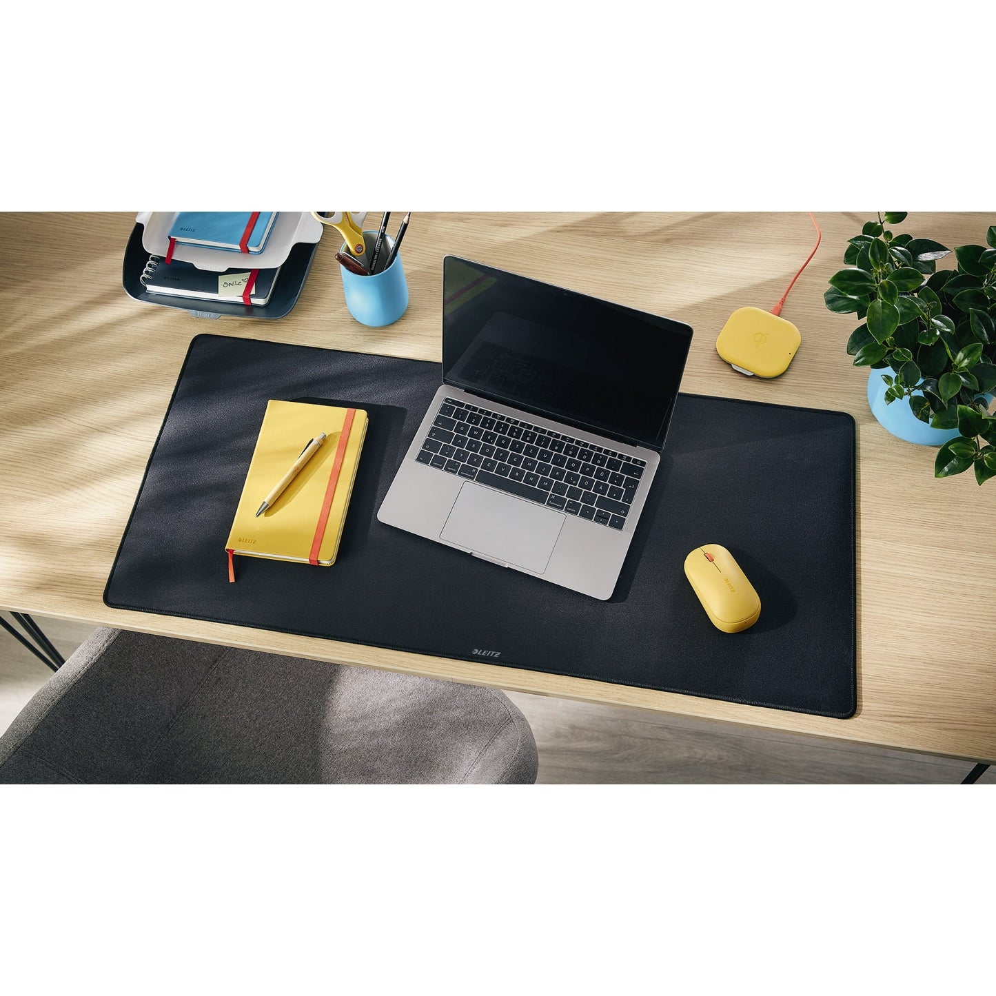 Leitz Schreibunterlage Cosy 80 x 40 cm (B x H) ohne Kalender grau