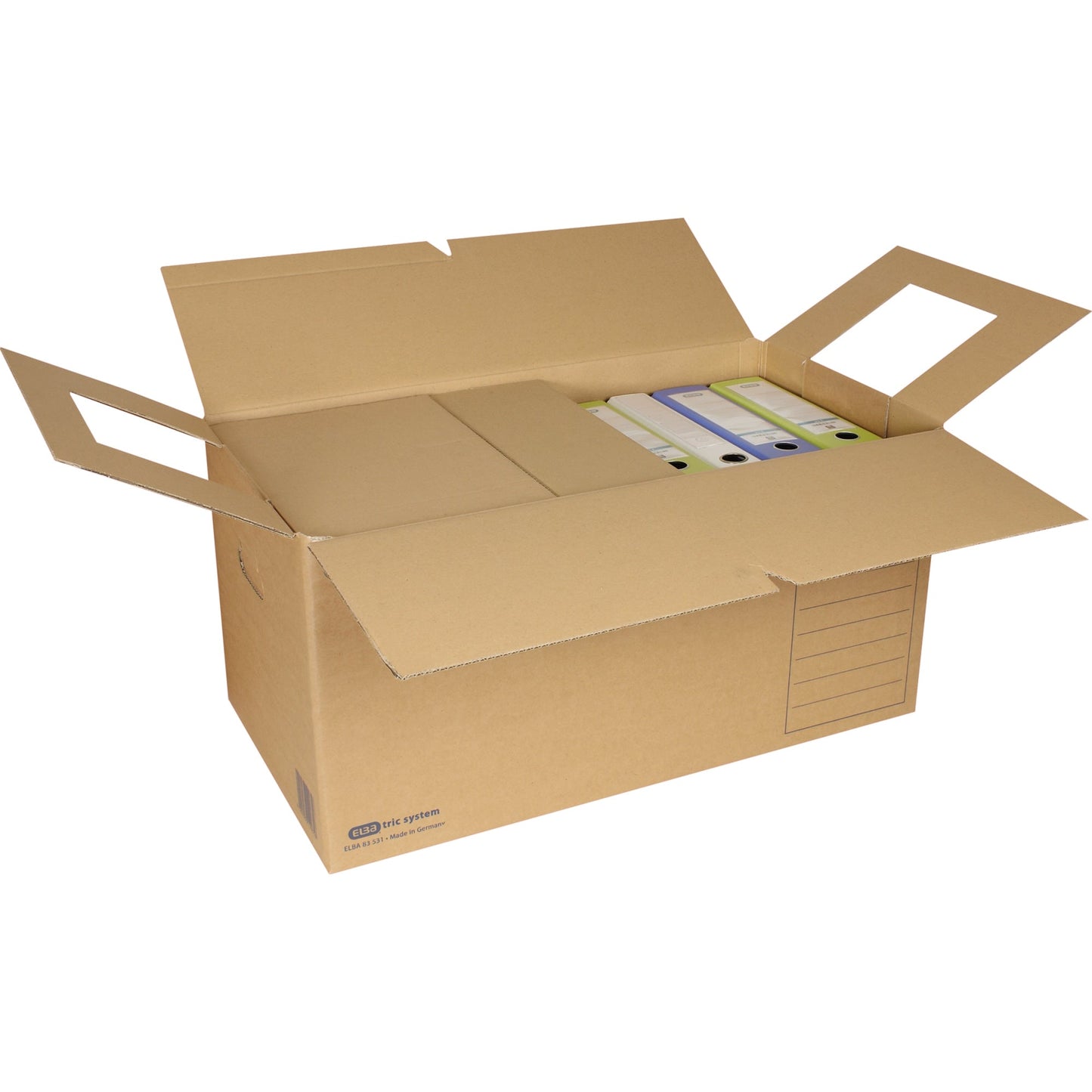ELBA Umzugskarton tric system 33 x 67 x 35 cm (B x H x T) 30kg Wellpappe braun 10 St./Pack.